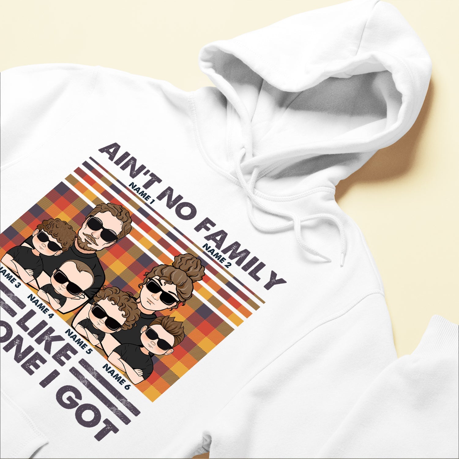 Ain't No Family Like The One I Got - Personalized Shirt - Thanksgiving Gift For Family Members - Family Illustration