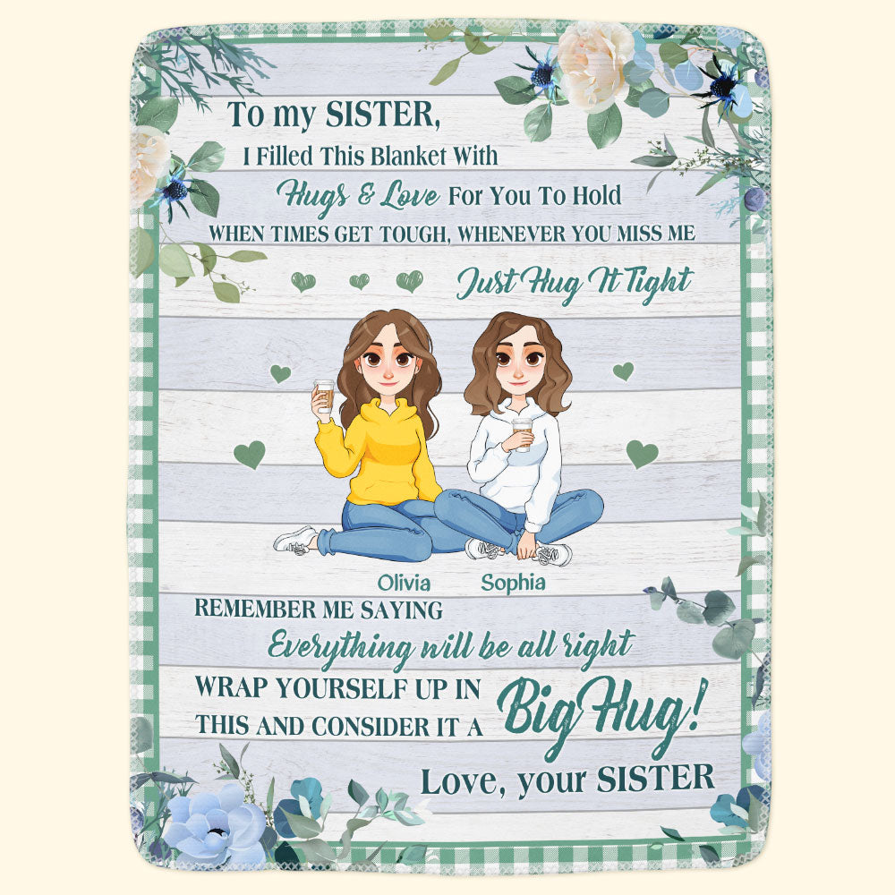 Always Sisters - Personalized Blanket