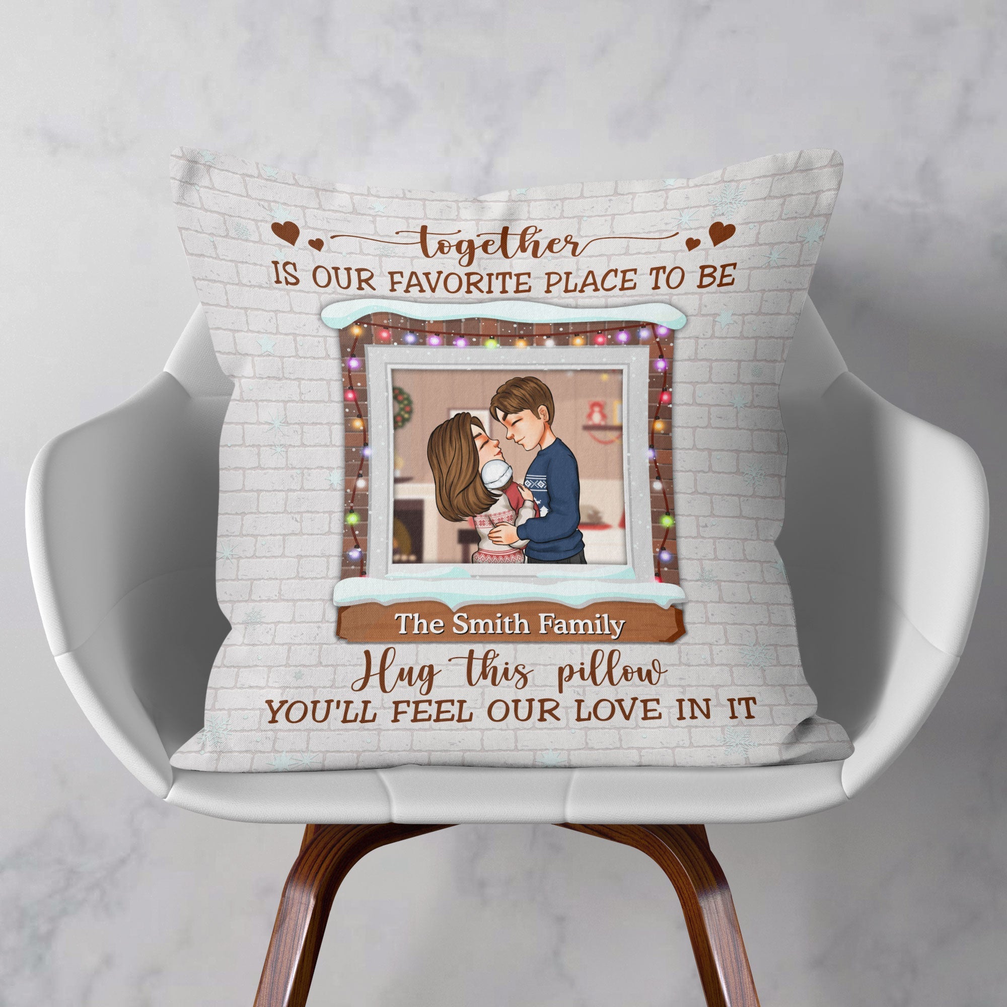 Our Love Our Home - Personalized Pillow (Insert Included)