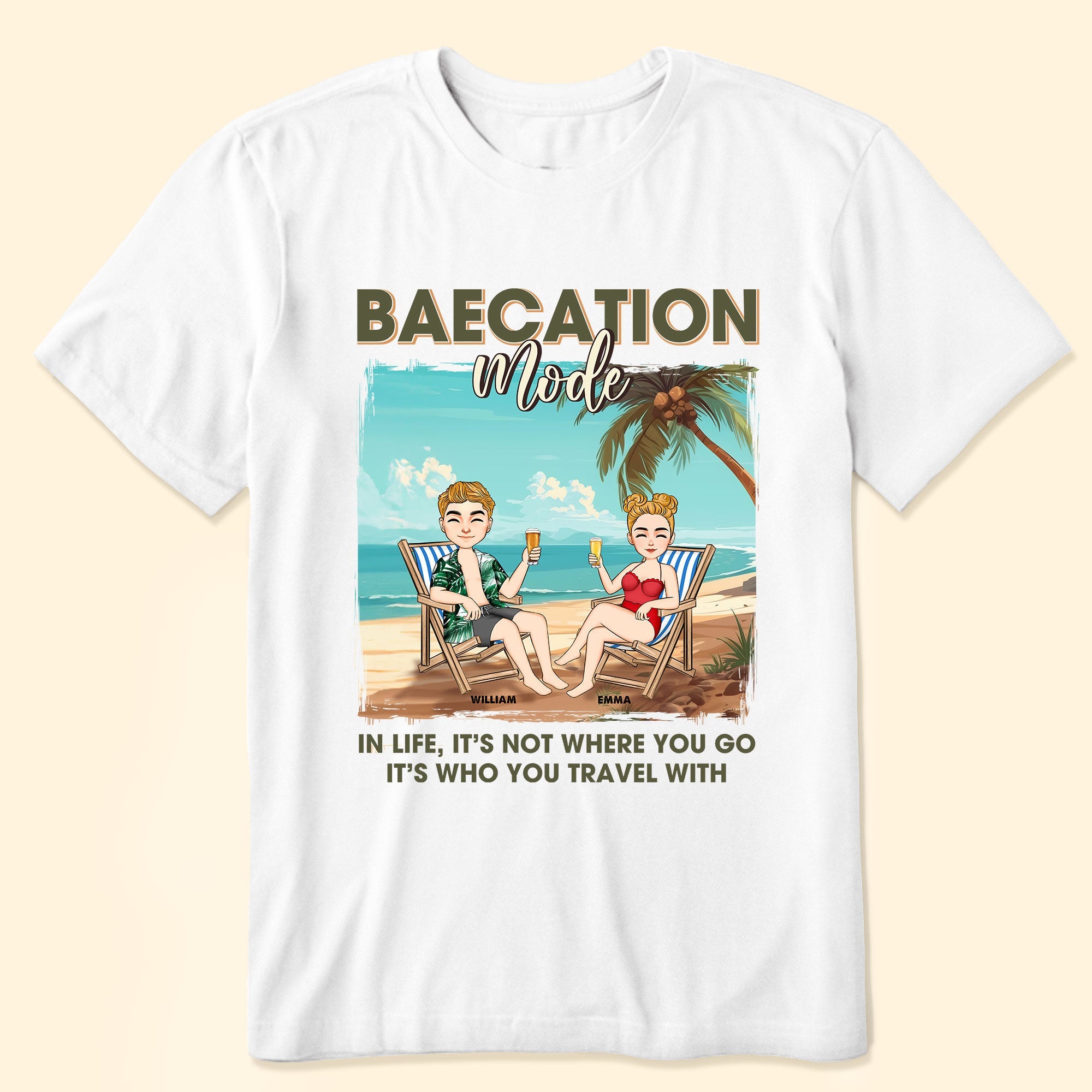 Baecation Mode - Personalized Shirt