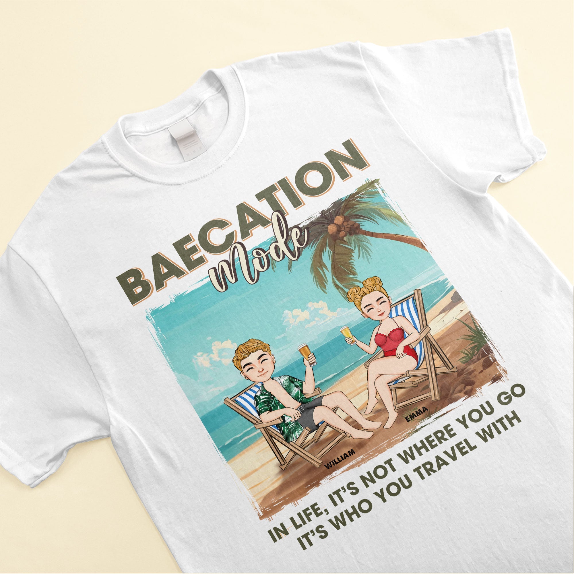 Baecation Mode - Personalized Shirt