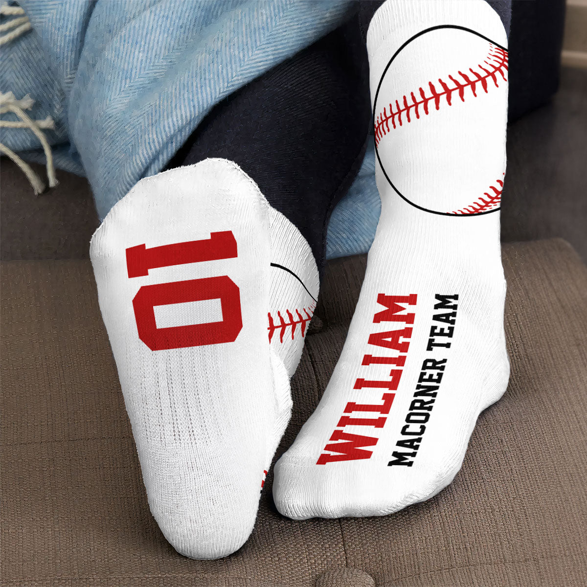 Baseball - Personalized Crew Socks