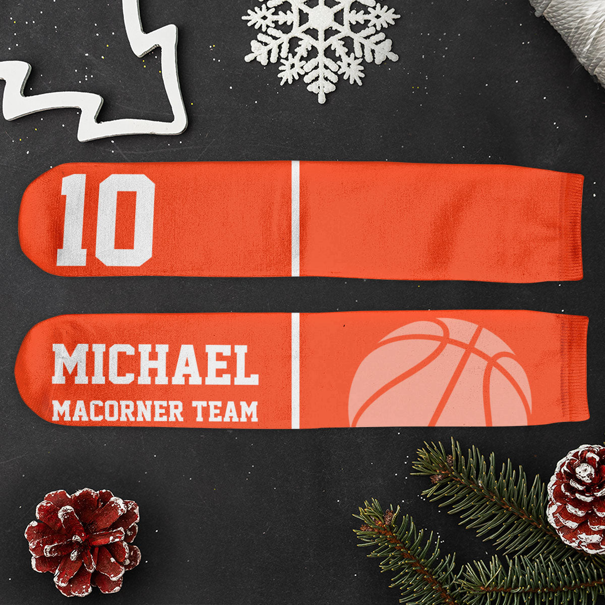 Basketball - Personalized Crew Socks