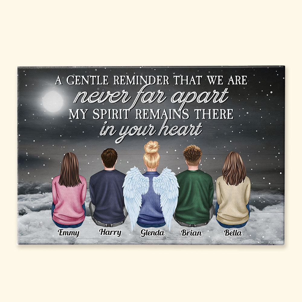 I Am Always With You - Personalized Canvas - Christmas Gift For Family, Memorial Canvas, Rememberance Canvas