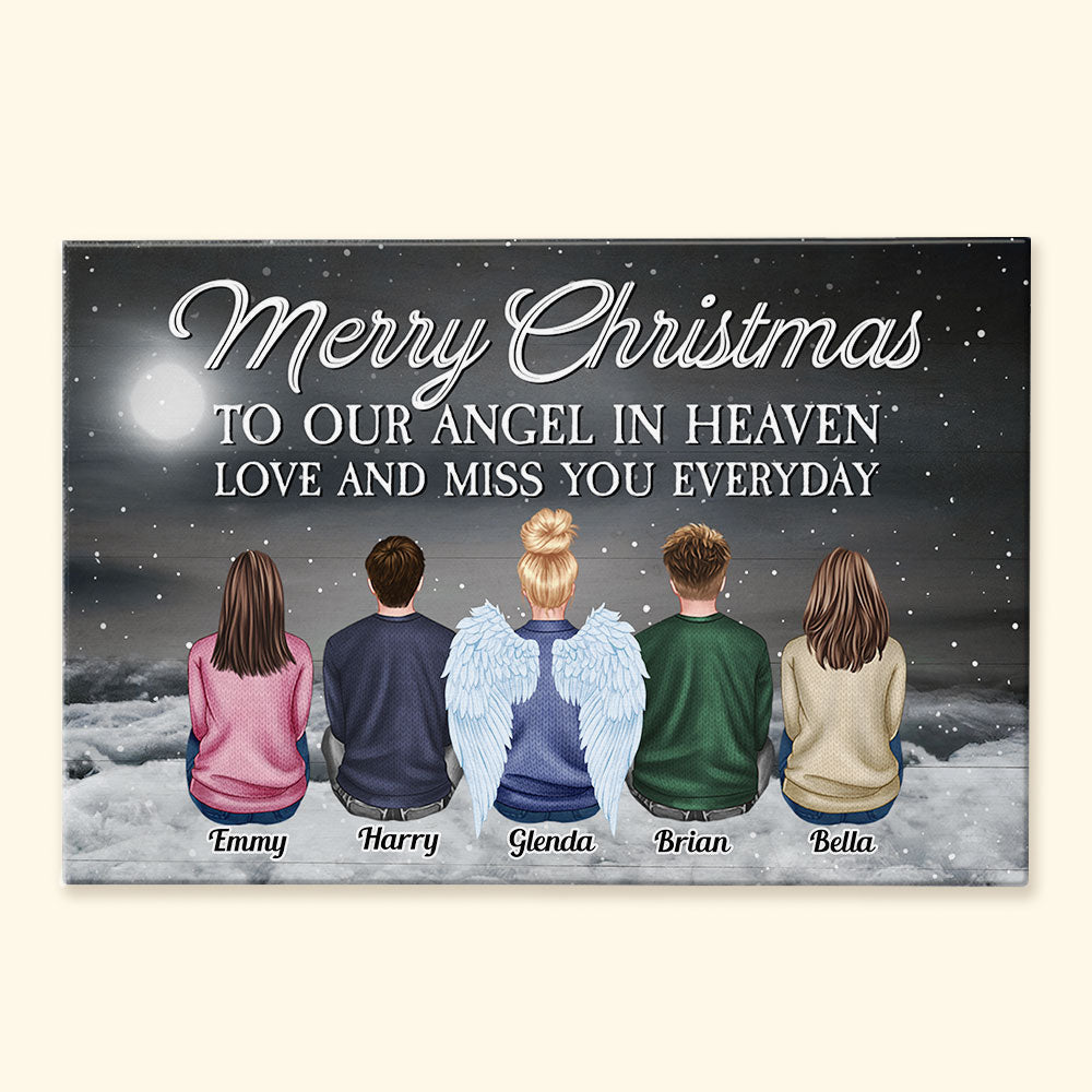 I Am Always With You - Personalized Canvas - Christmas Gift For Family, Memorial Canvas, Rememberance Canvas