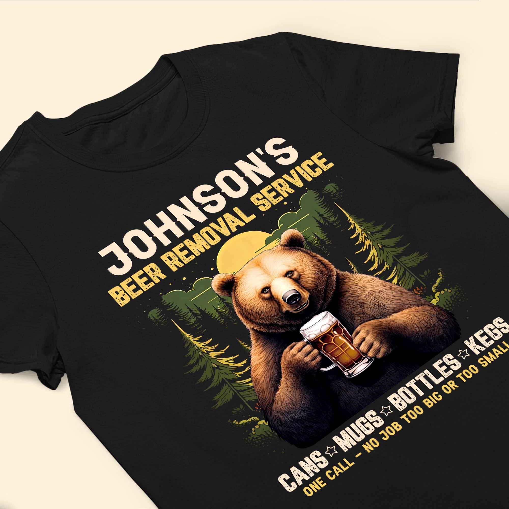 Beer Removal Service - Personalized Shirt