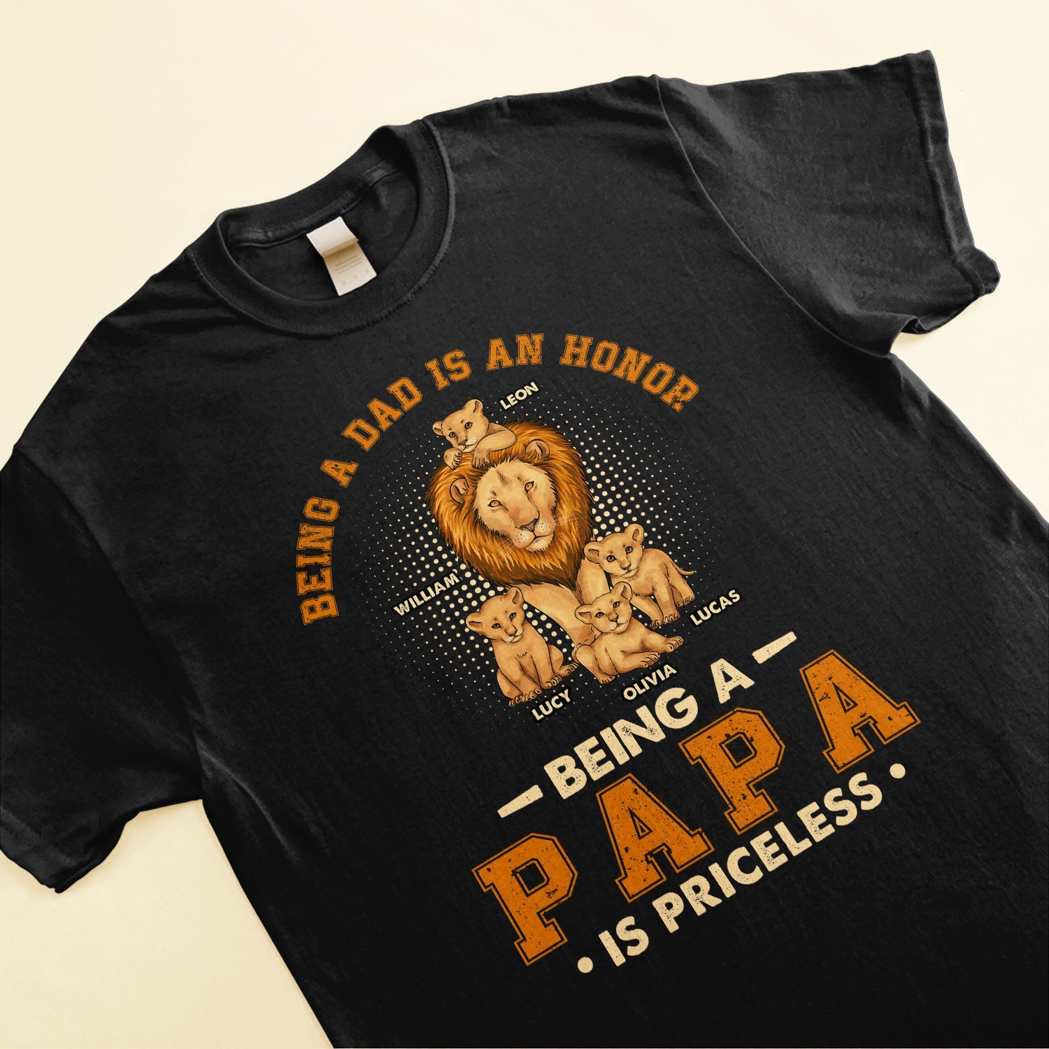 Being A Papa Is Priceless - Personalized Shirt - Father's Day, Birthday Gift For Father, Dad, Dada, Daddy, Papa, Grandpa