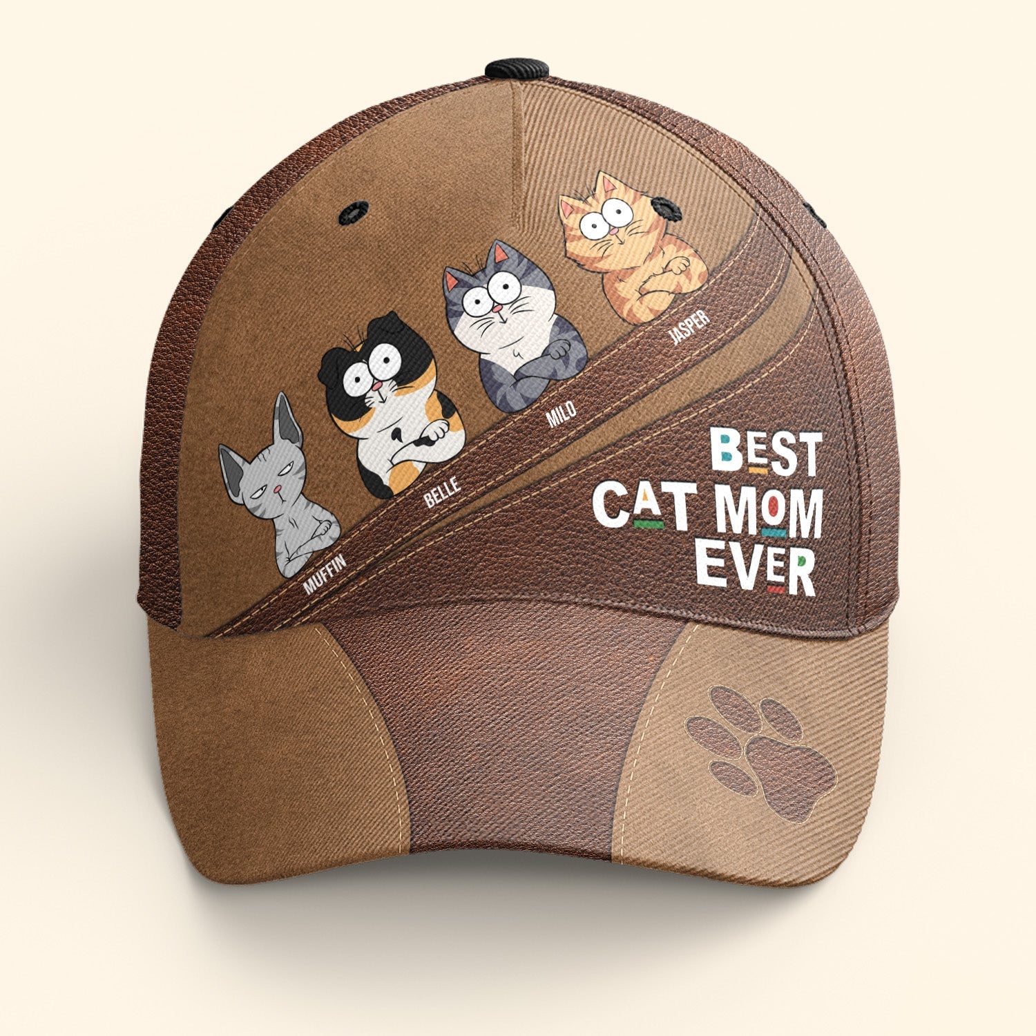 Best Cat Mom Ever - Personalized Classic Cap