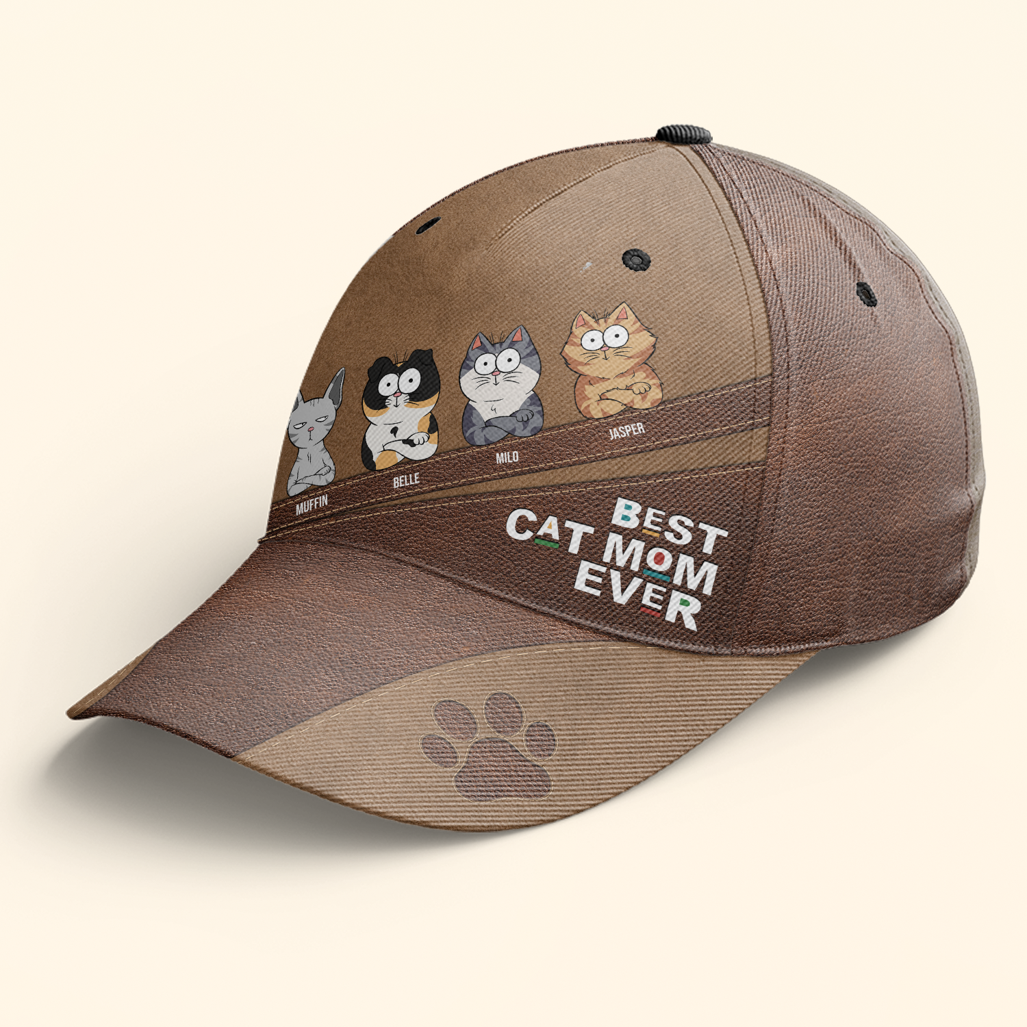 Best Cat Mom Ever - Personalized Classic Cap