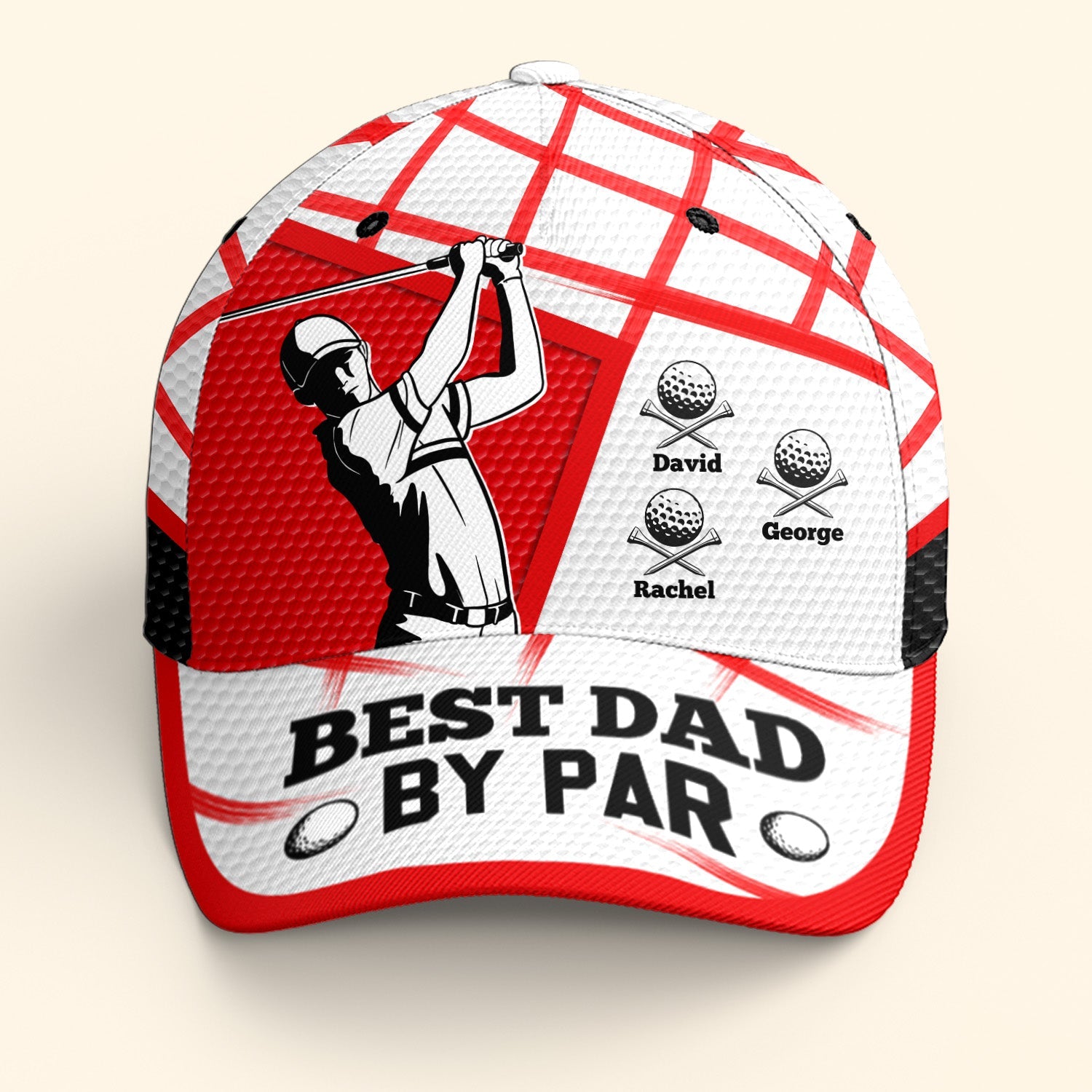 Best Dad By Par - Personalized Classic Cap