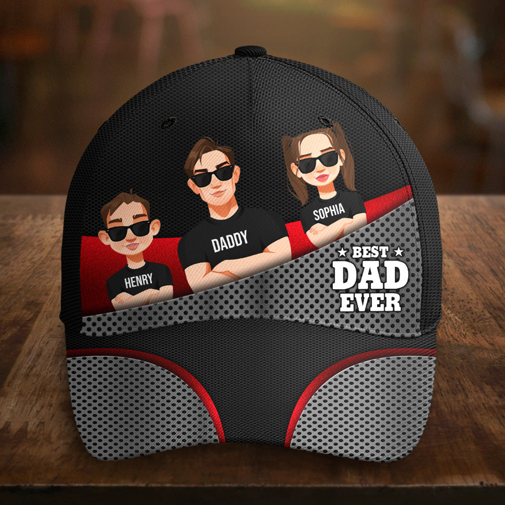 Best Dad Ever New Version - Personalized Classic Cap