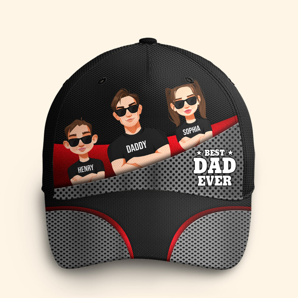 Best Dad Ever New Version - Personalized Classic Cap