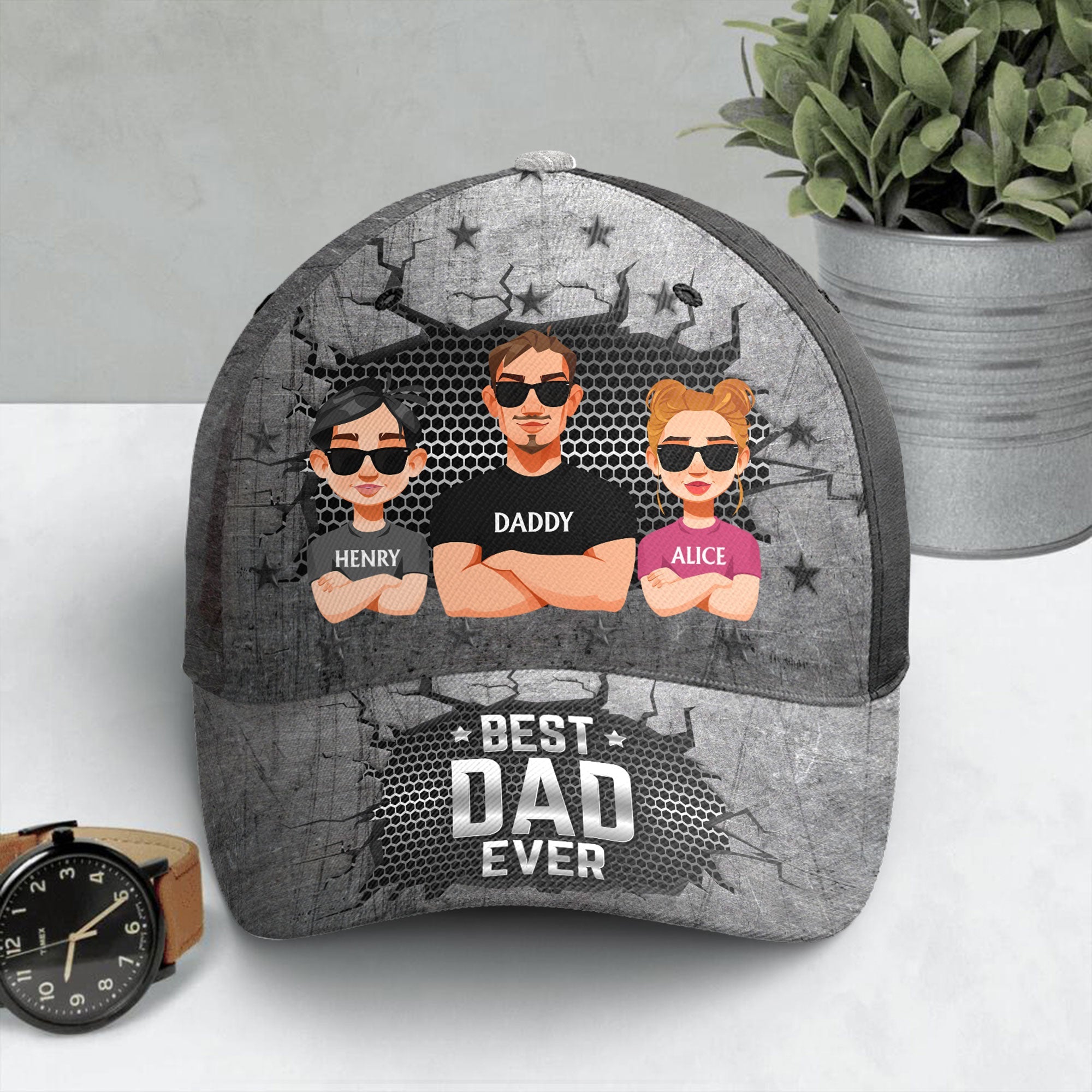 Best Dad Ever - Personalized Classic Cap