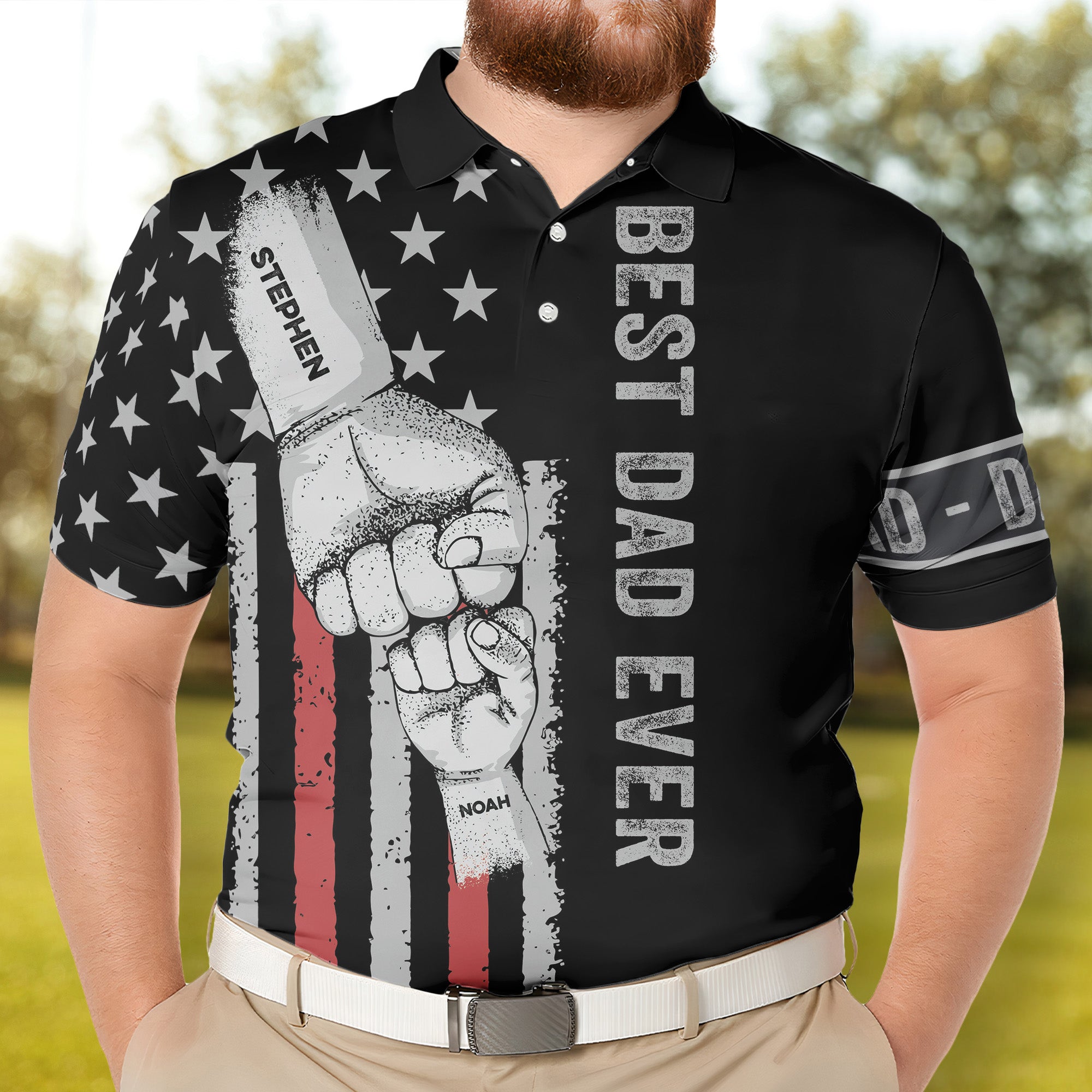 Best Dad Ever - Personalized Polo Shirt