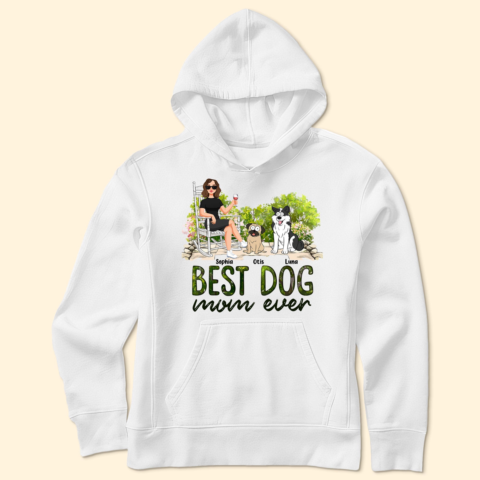 Best Dog Mom Ever - Personalized Shirt