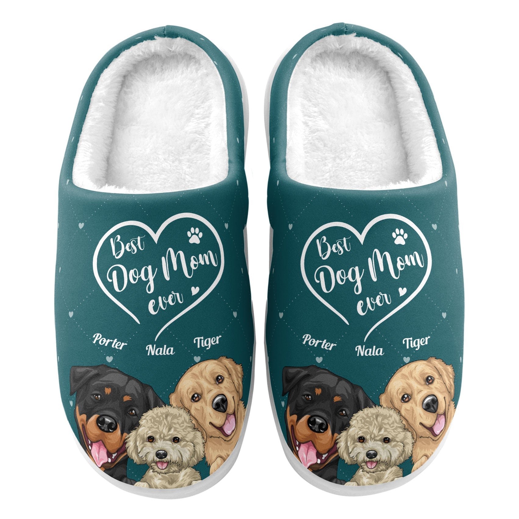 Best Dog/Cat Mom Ever - Personalized Slippers