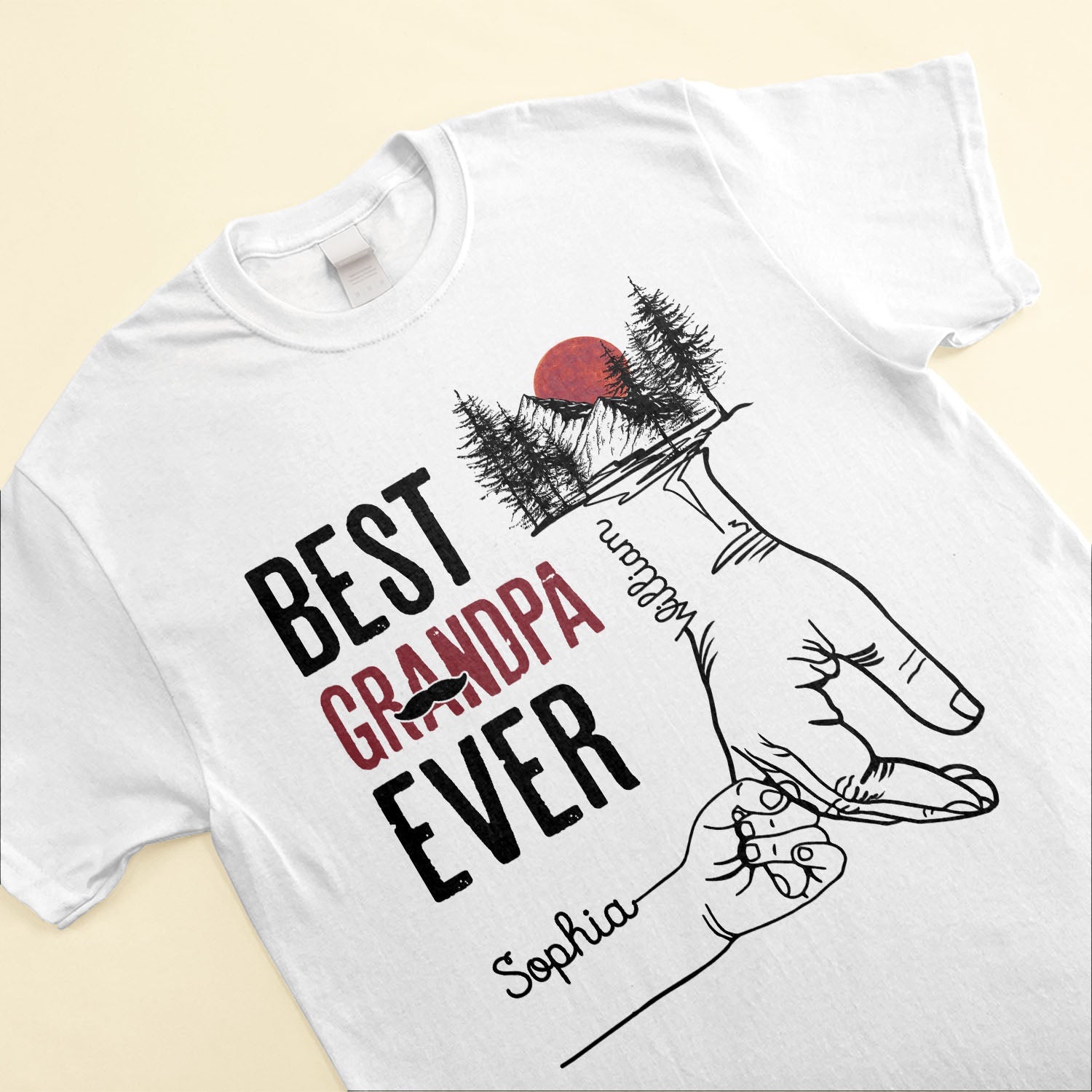 Best Grandpa Ever - Personalized Shirt