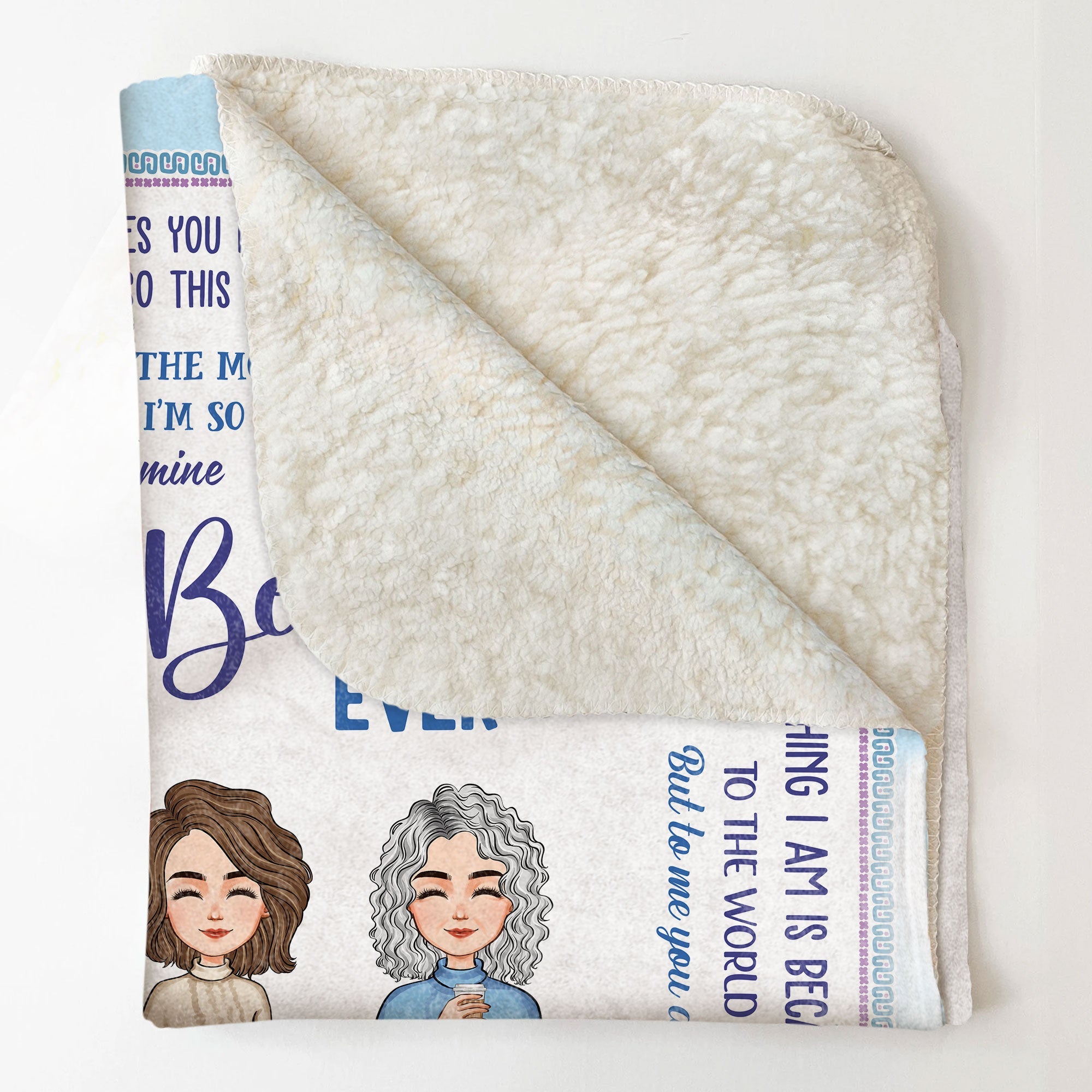 Best Mom Ever - Personalized Blanket