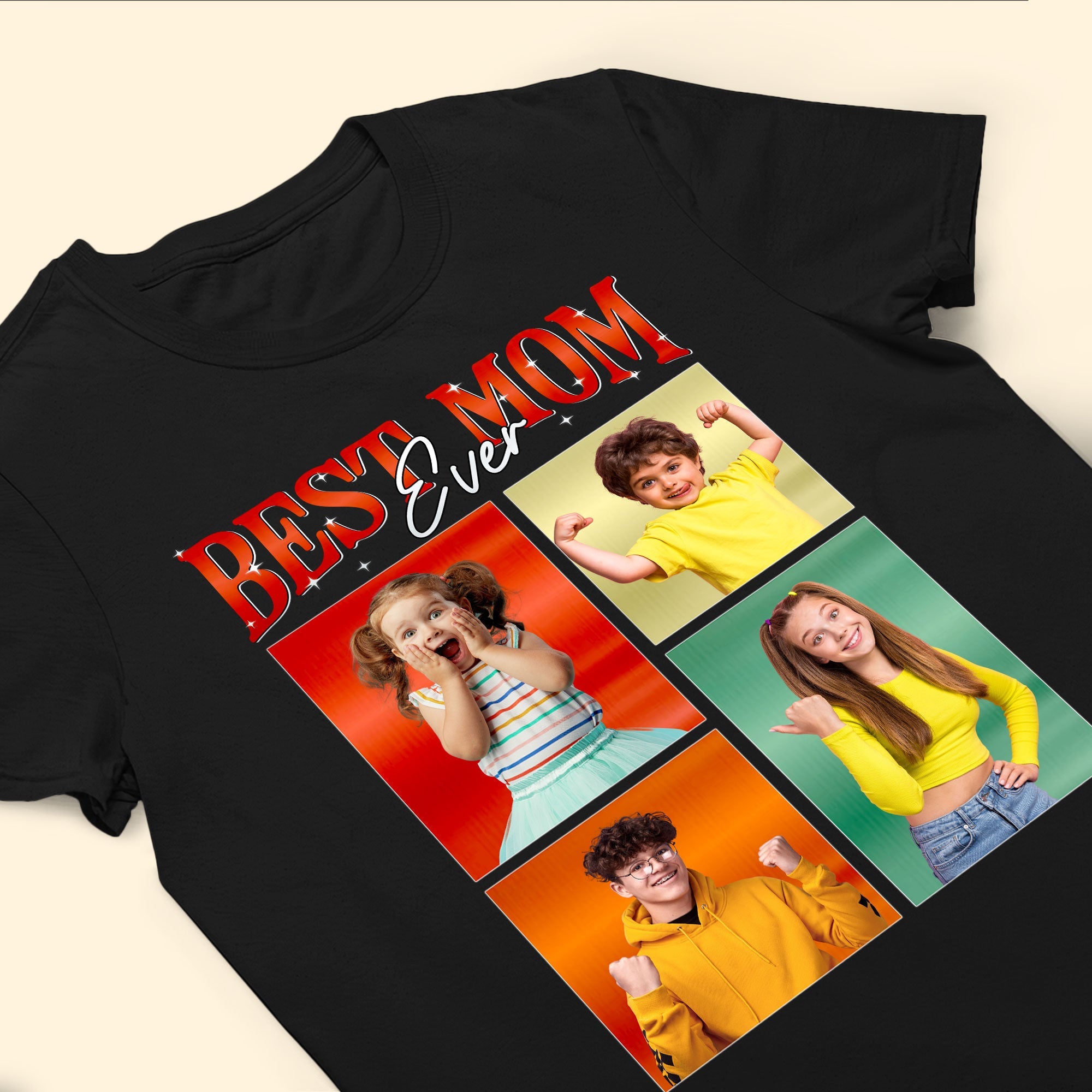 Best Mom Ever - Personalized Photo Shirt