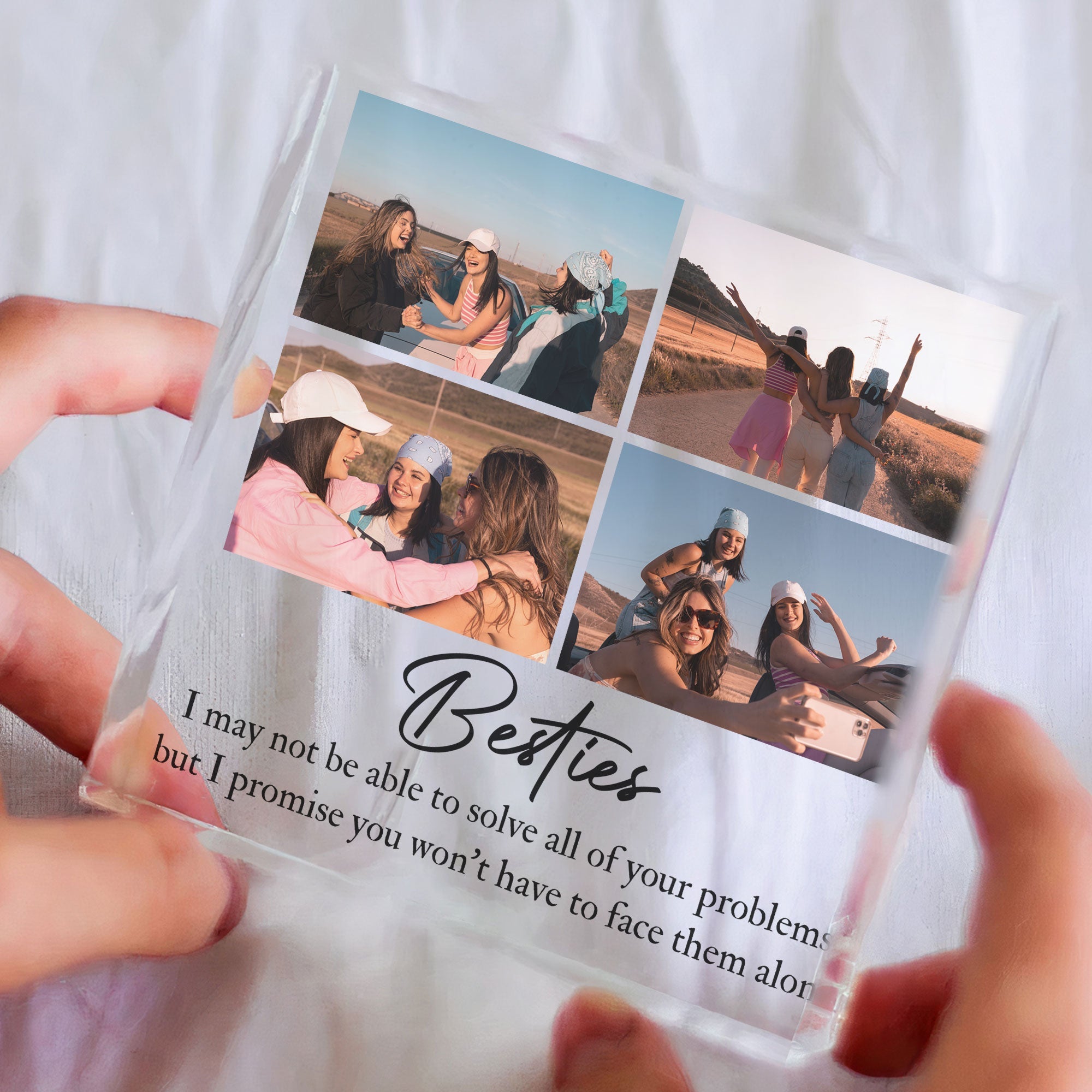 Bestie I May Not Be Able To Solve - Personalized Acrylic Photo Plaque