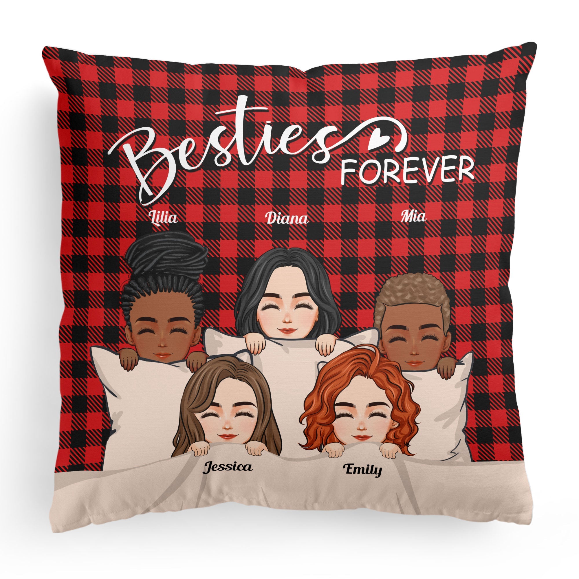 Besties Forever  - Personalized Pillow