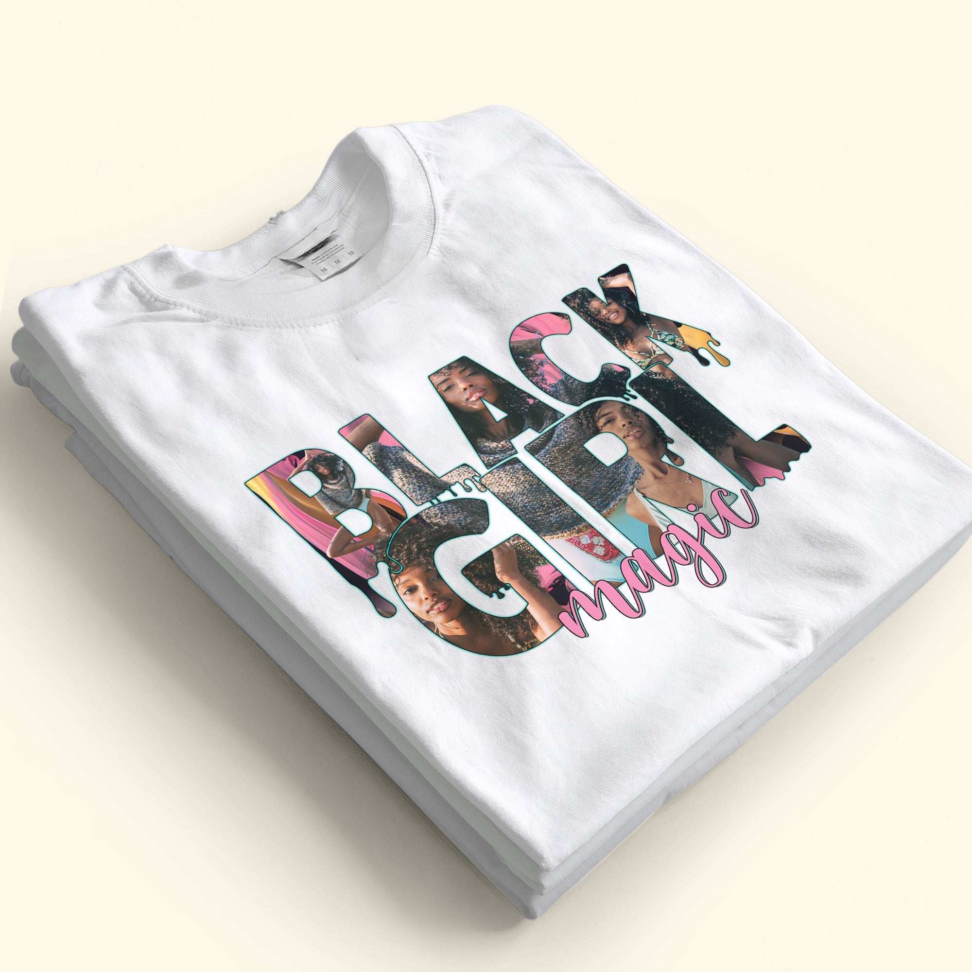 Black Girl Magic - Personalized Photo Shirt