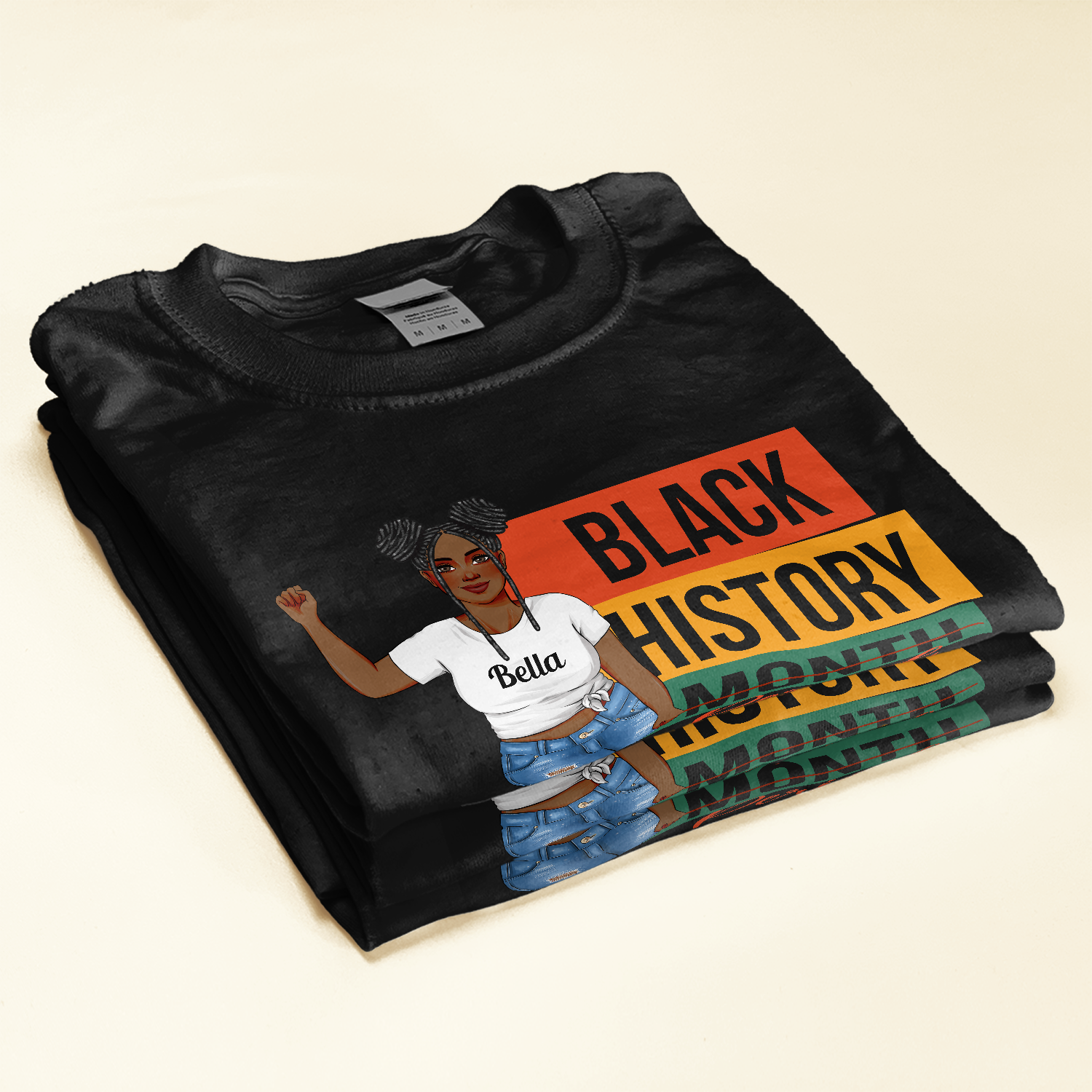 Black History Period - Personalized Shirt - Birthday, Anniversary Gift For Black Girl, Black Woman