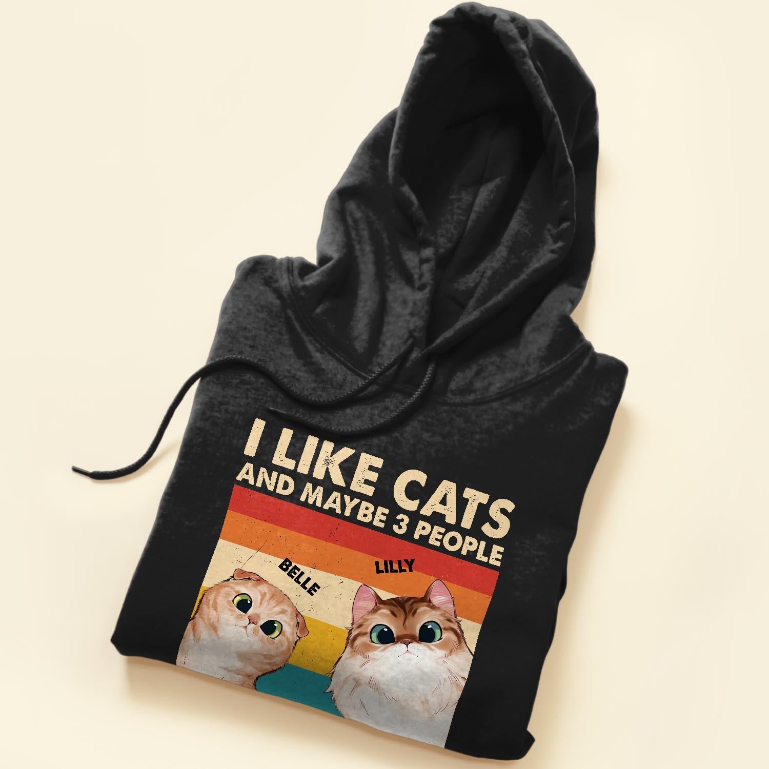 I Like Cats And Dogs And Maybe 3 People - Personalized Shirt