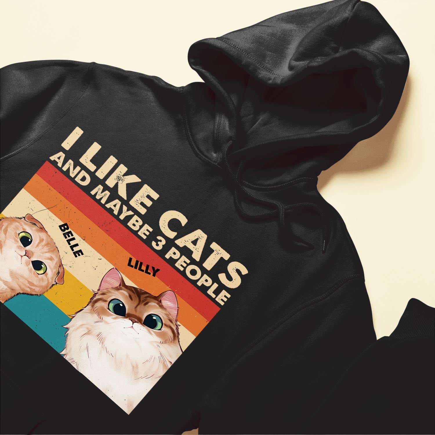 I Like Cats And Dogs And Maybe 3 People - Personalized Shirt