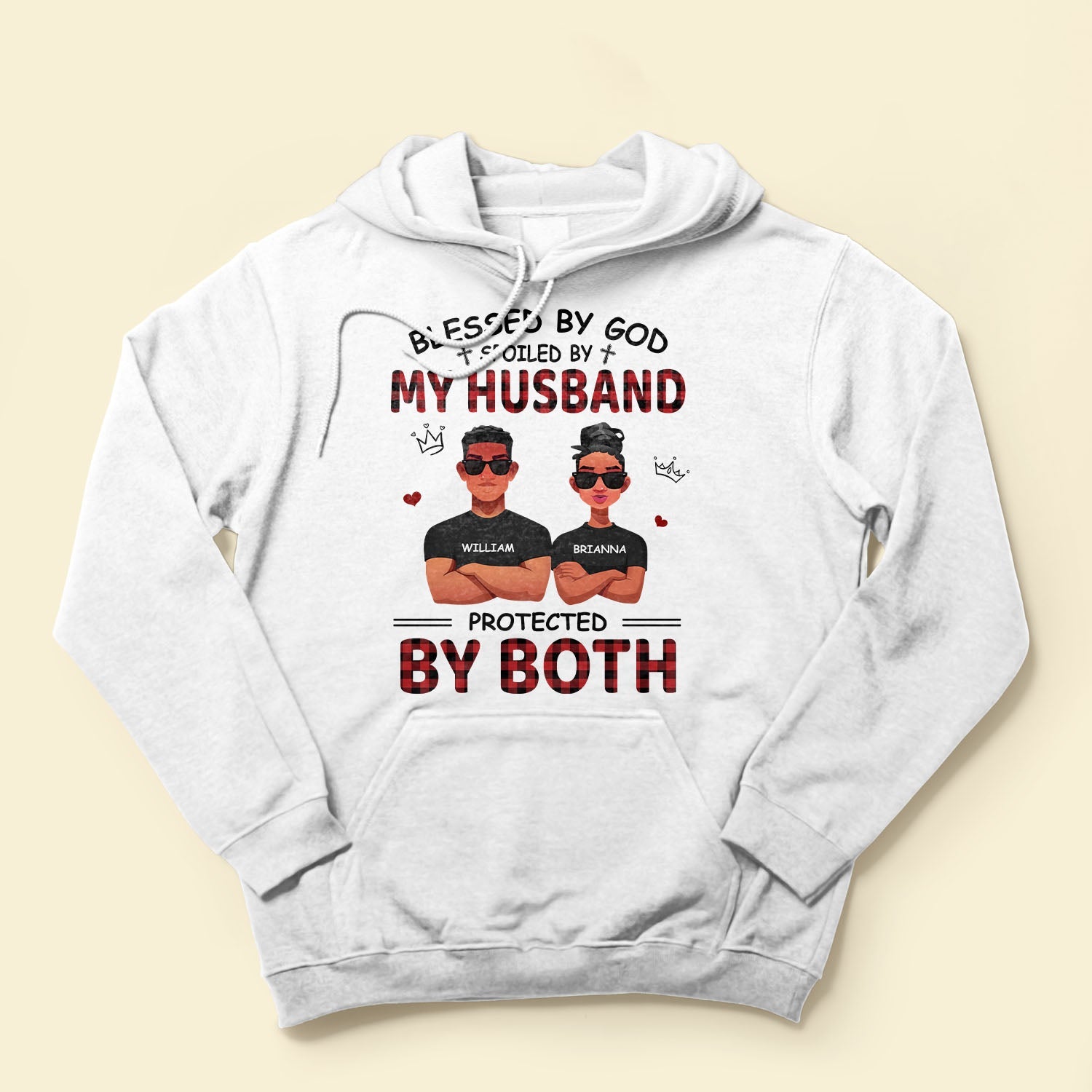 Blessed By God Spoiled By My Husband - Personalized Shirt