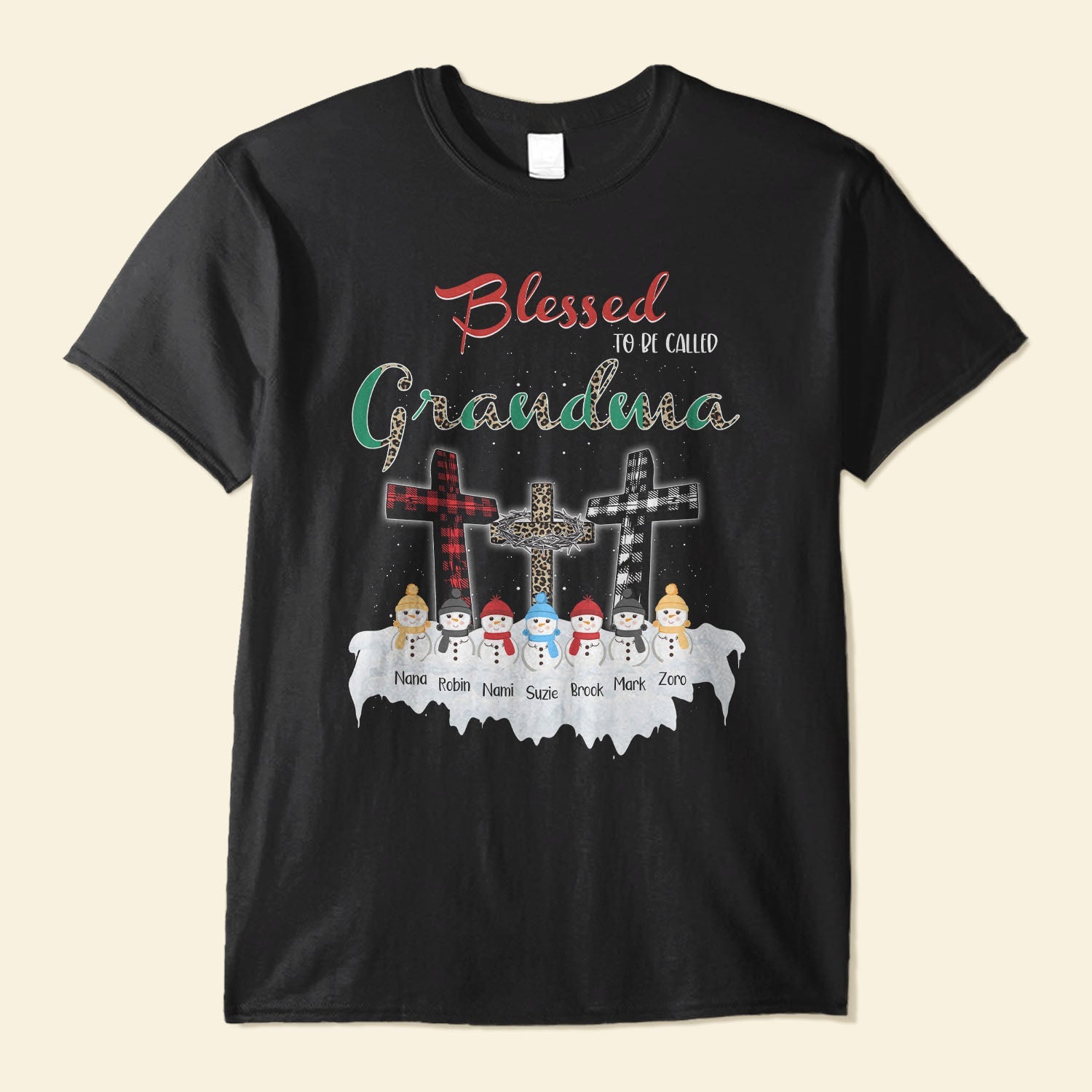 Blessed To Be Called Grandma - Personalized Shirt - Christmas, Birthday, Loving Gift For Grandma, Gigi, Nana, Nanny, Mimi, Glamma