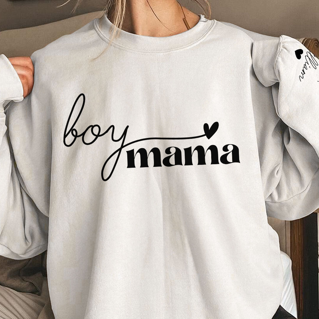 Boy Mama - Personalized Sweatshirt