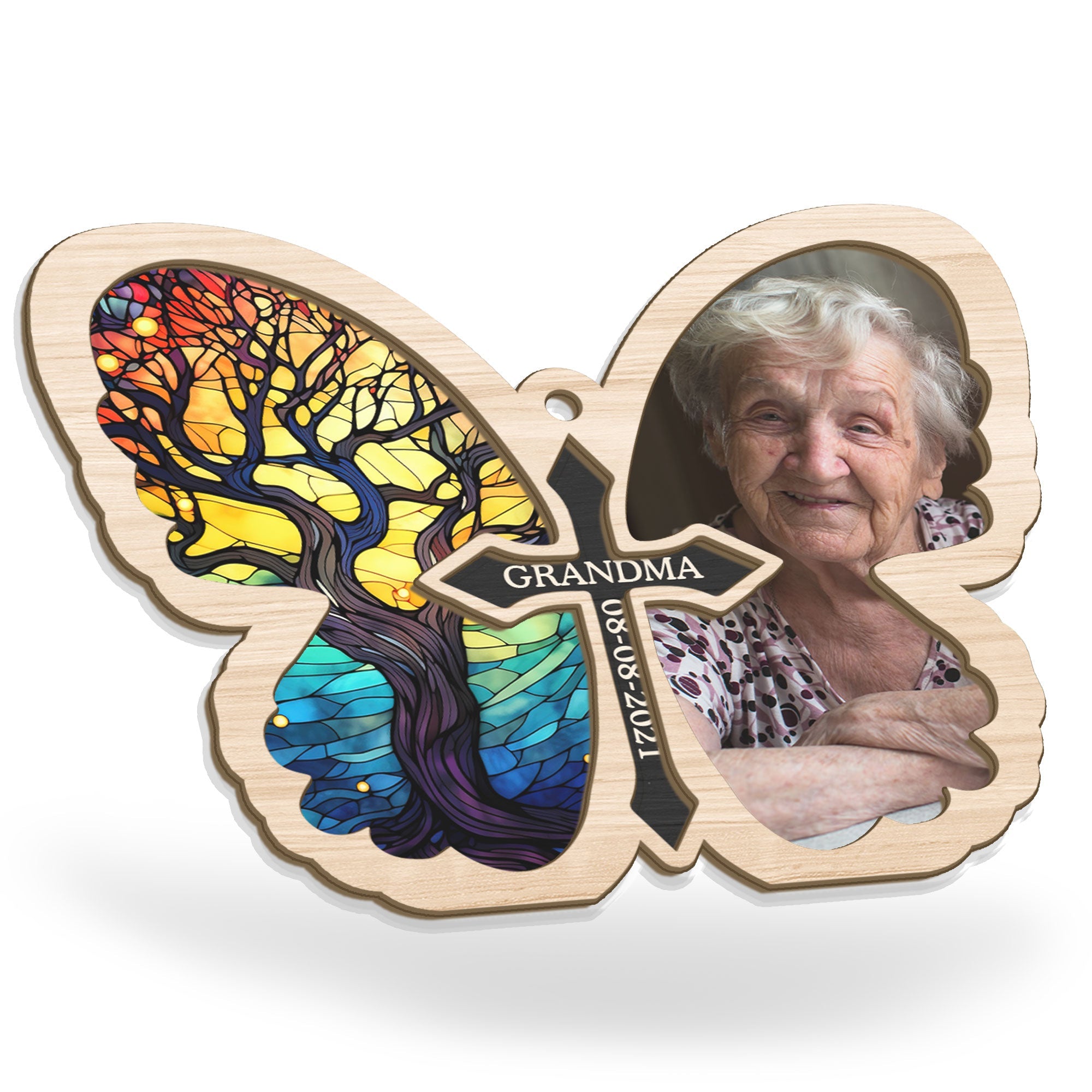 Butterfly Memorial  - Personalized Suncatcher Ornament