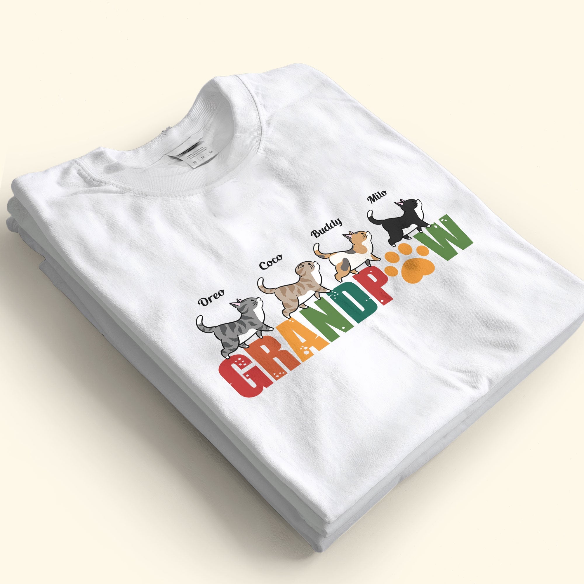 Cat Grandpa - Personalized Shirt