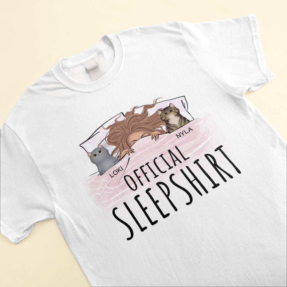 Cat-Lovers-Official-Sleepshirt-Shirt-Gift-For-Cat-Mom