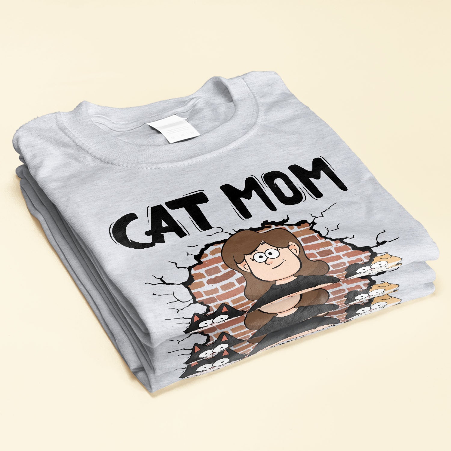 Cat Mom New Version - Personalized Shirt