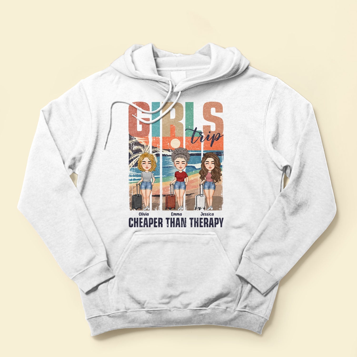 Cheaper Than Therapy Is Girls Trip - Personalized Shirt