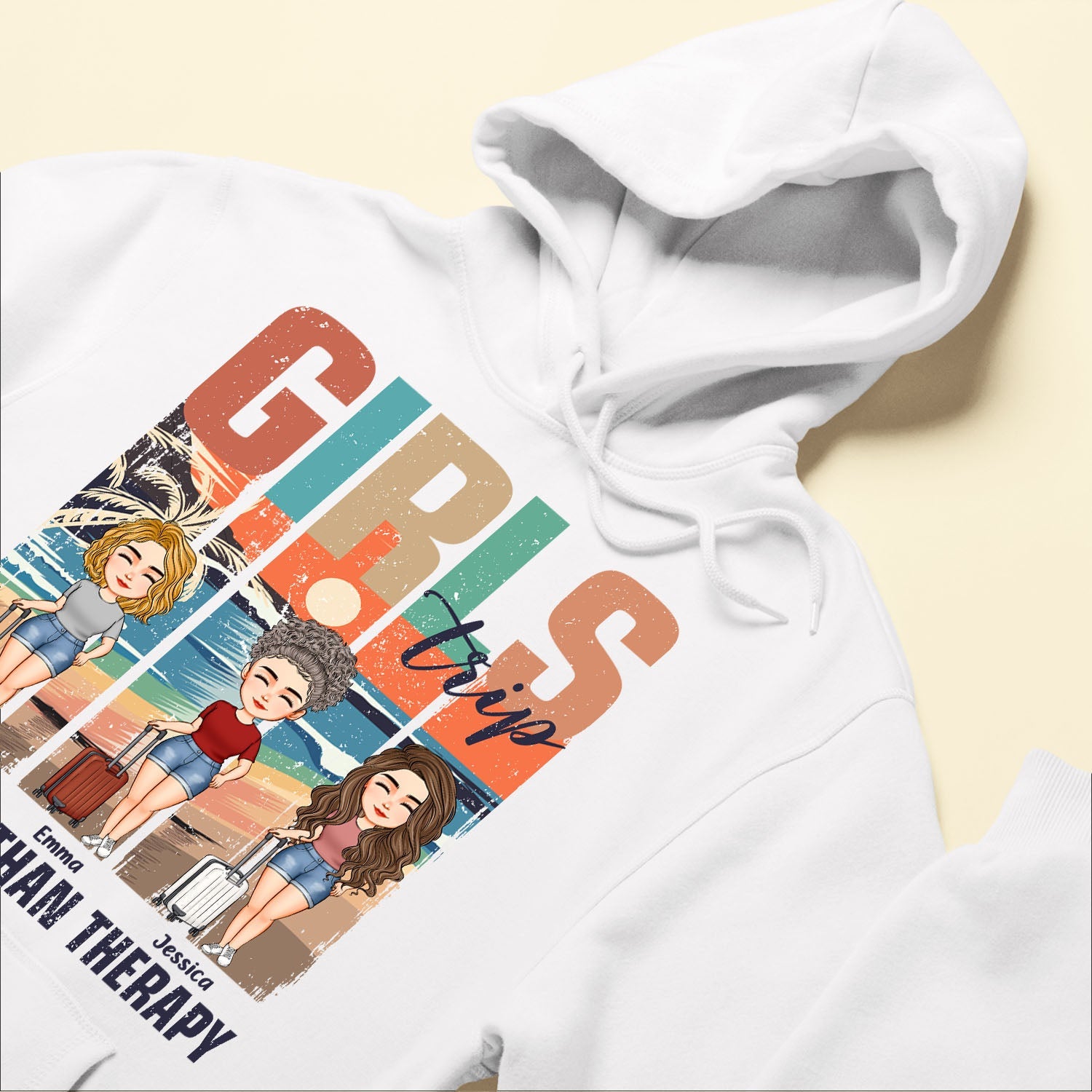 Cheaper Than Therapy Is Girls Trip - Personalized Shirt