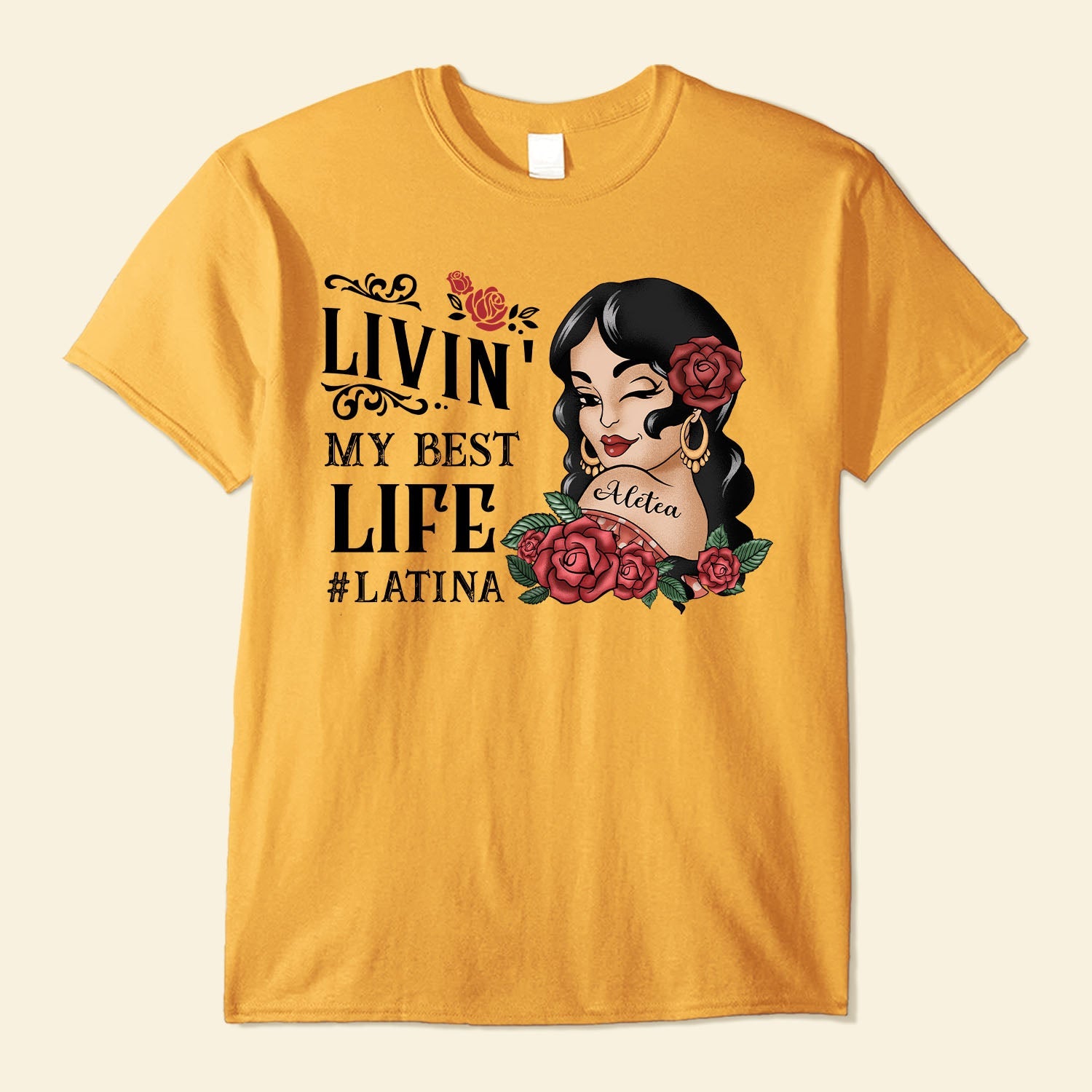 Chingona Como Mi Madre - Personalized Shirt - Hispanic MonthGift For Hispanics & Latinos