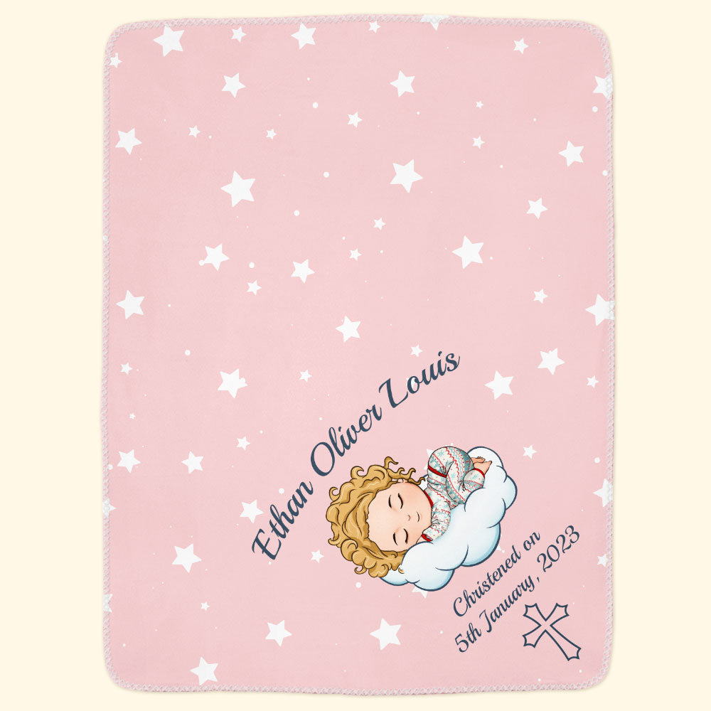 Christening - Personalized Blanket