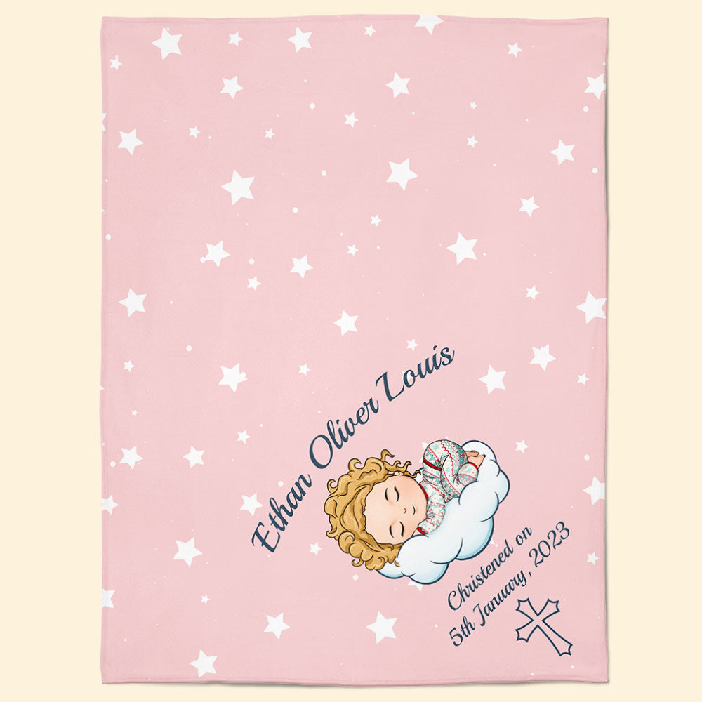 Christening - Personalized Blanket