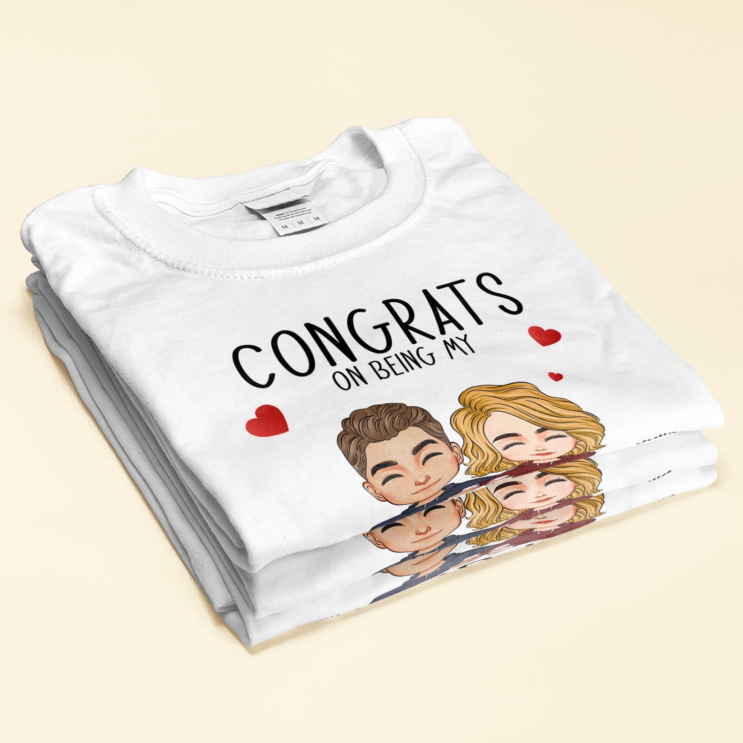 Congrats On Being My Husband/Boyfriend - Personalized Shirt