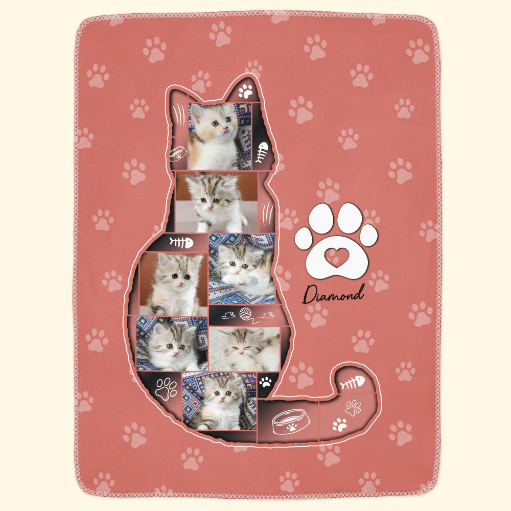 Custom Cat Photo - Personalized Photo Blanket