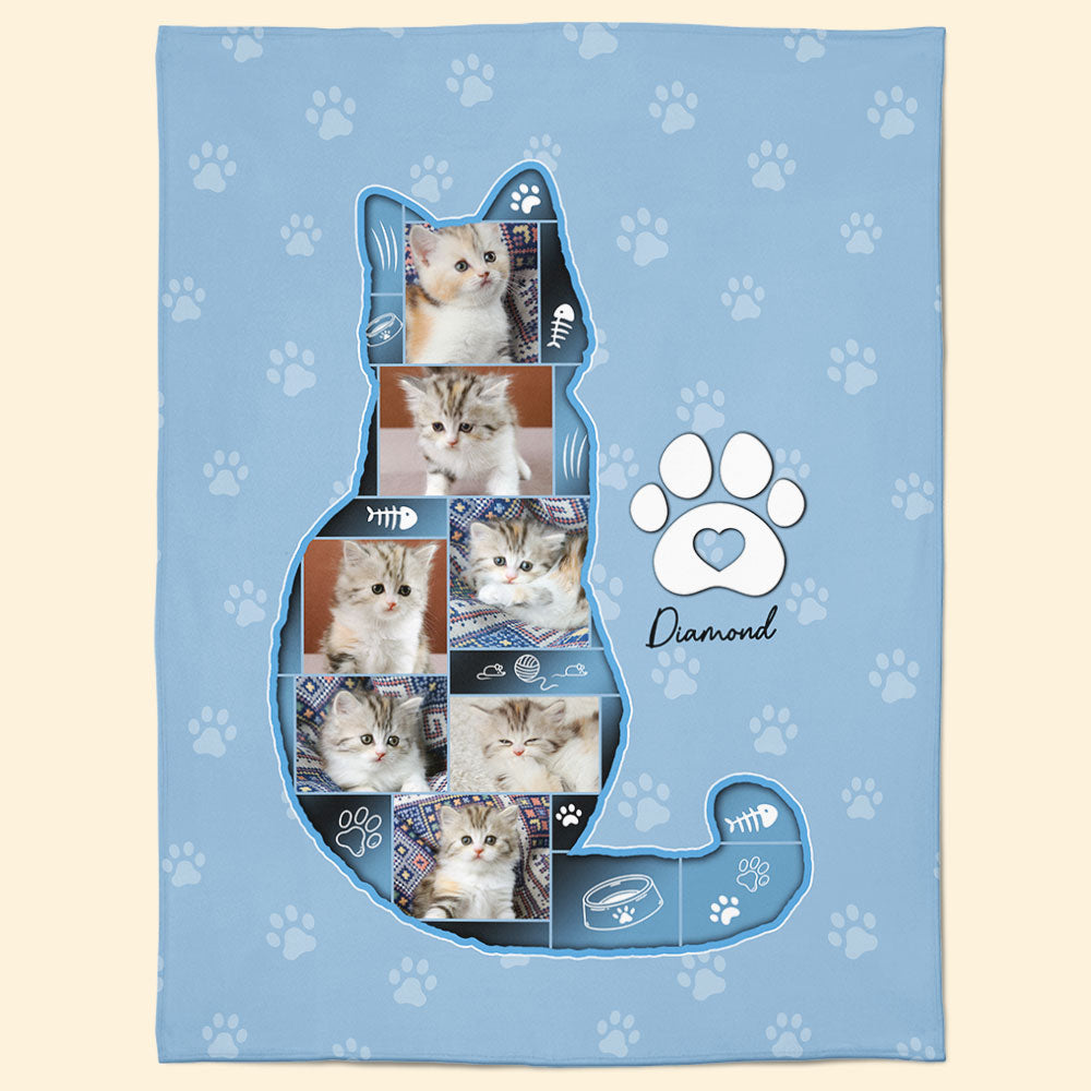 Custom Cat Photo - Personalized Photo Blanket