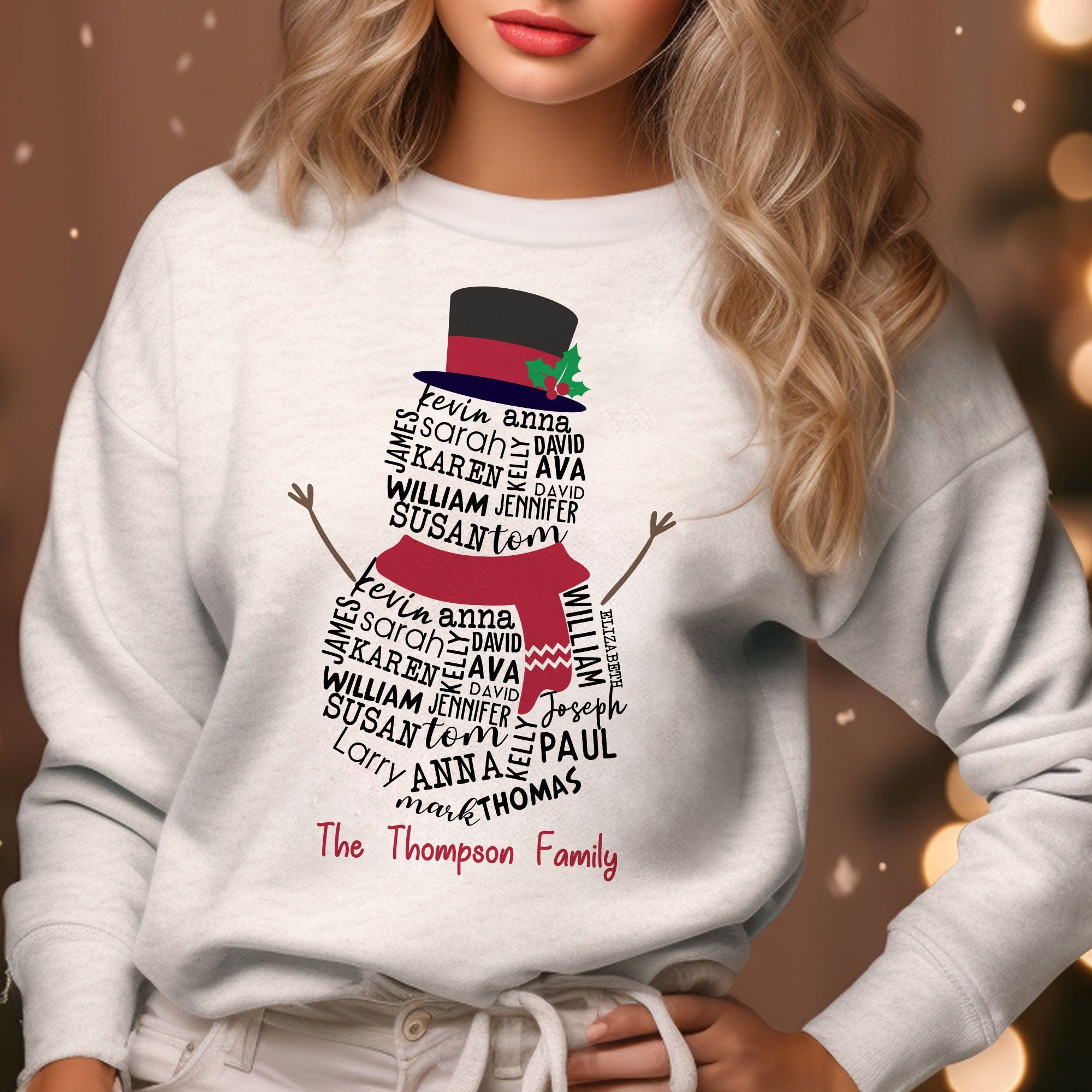 Custom Family Name - Personalized Sweatshirt