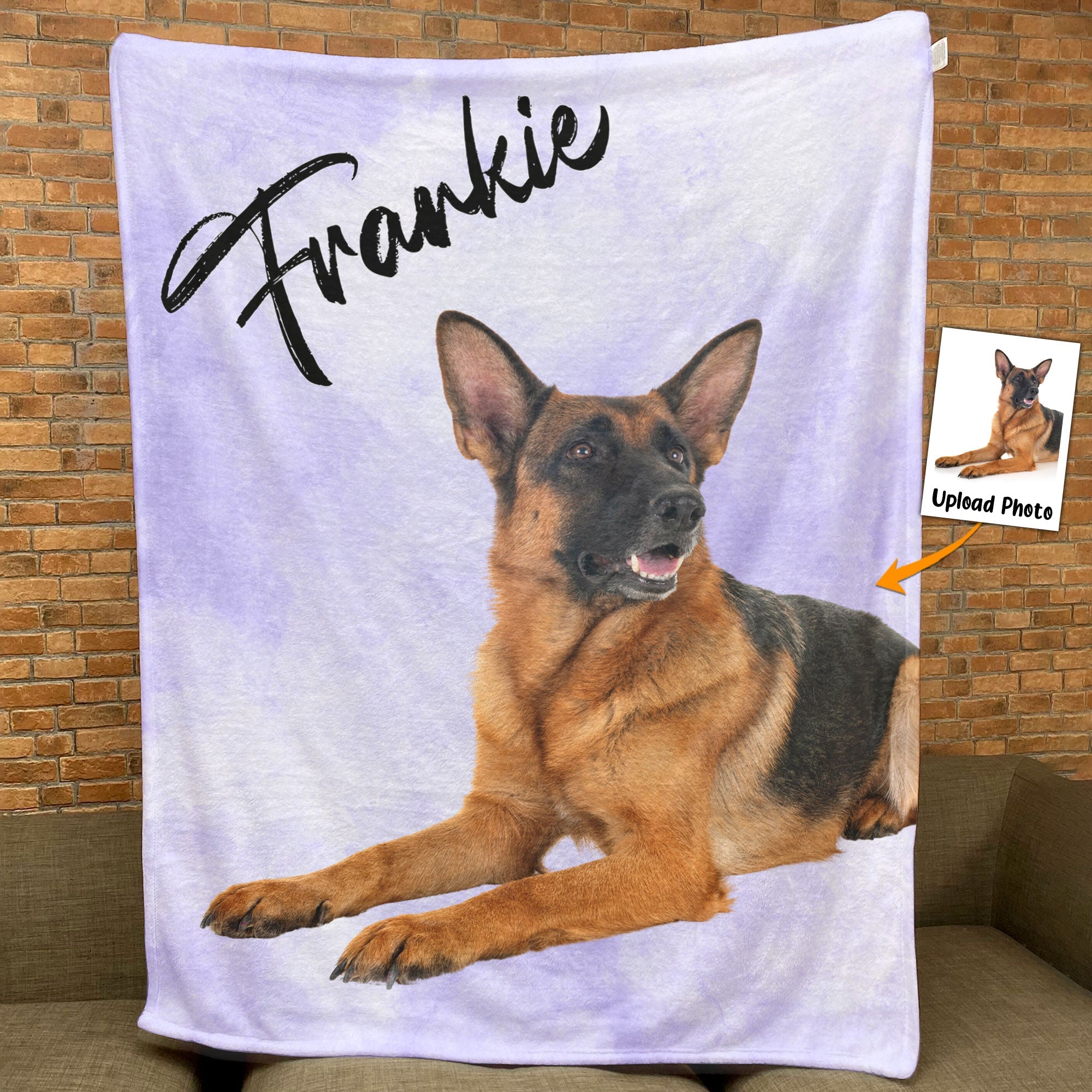 Custom Pet Photo - Personalized Photo Blanket