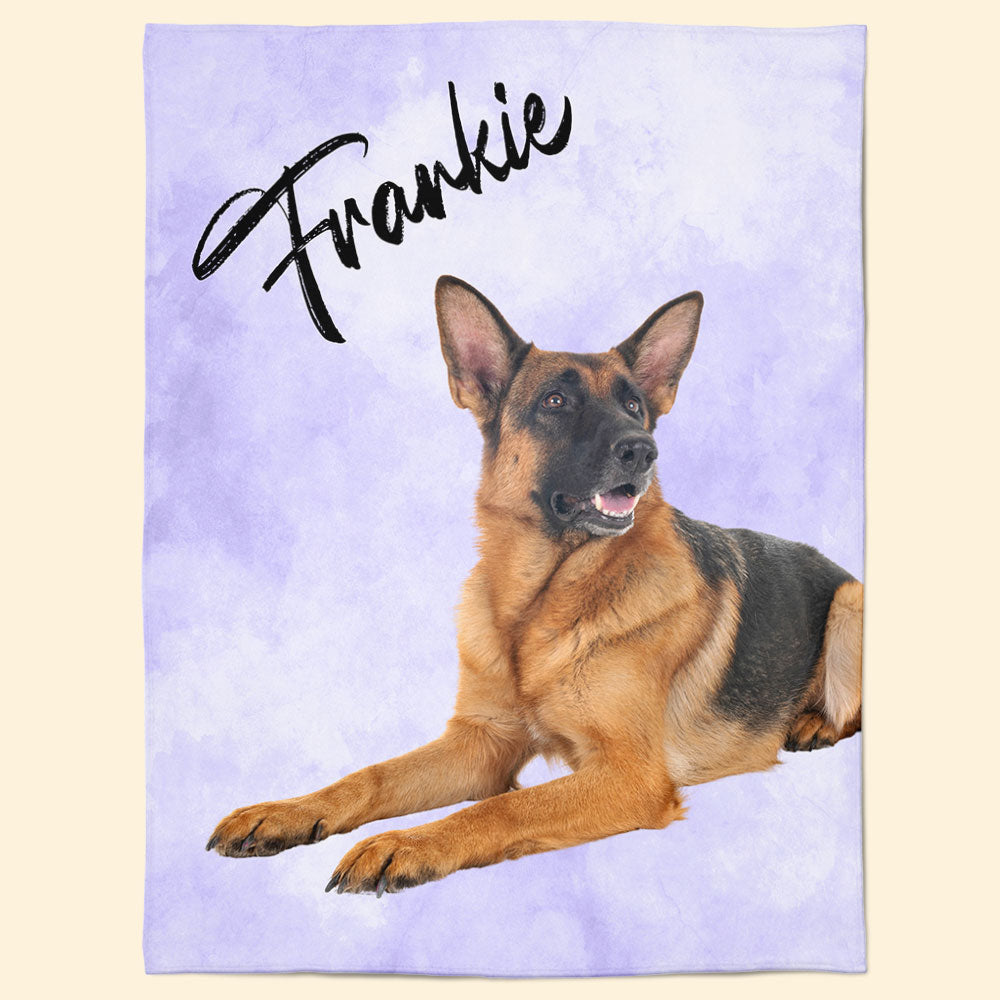 Custom Pet Photo - Personalized Photo Blanket