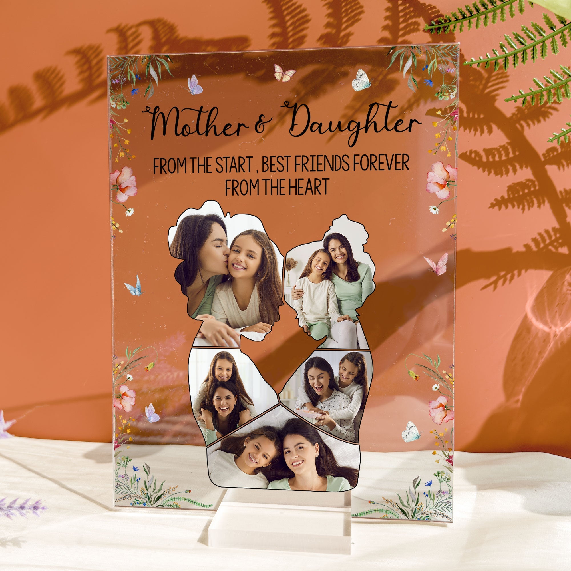 Custom Photo Mother & Daughter  - Personalized Acrylic Photo Plaque