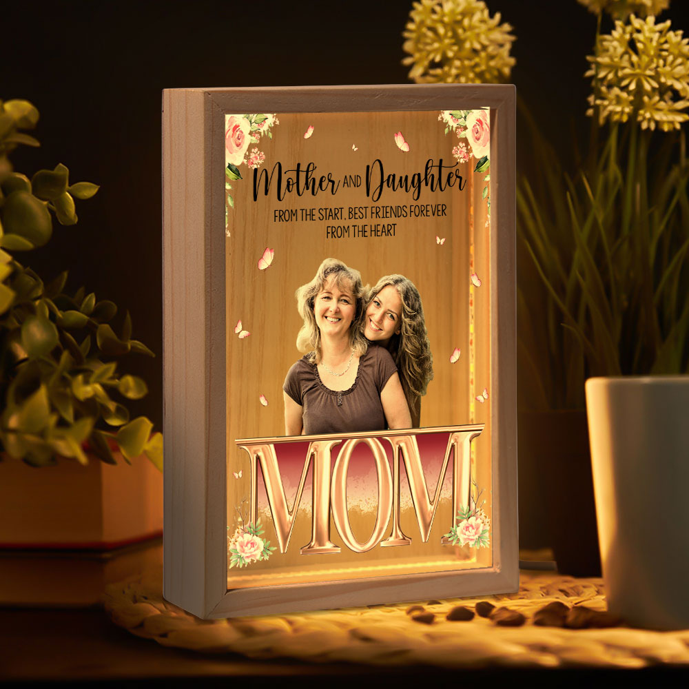 Custom Photo Mother's Day Gifts - Personalized Photo Frame Light Box