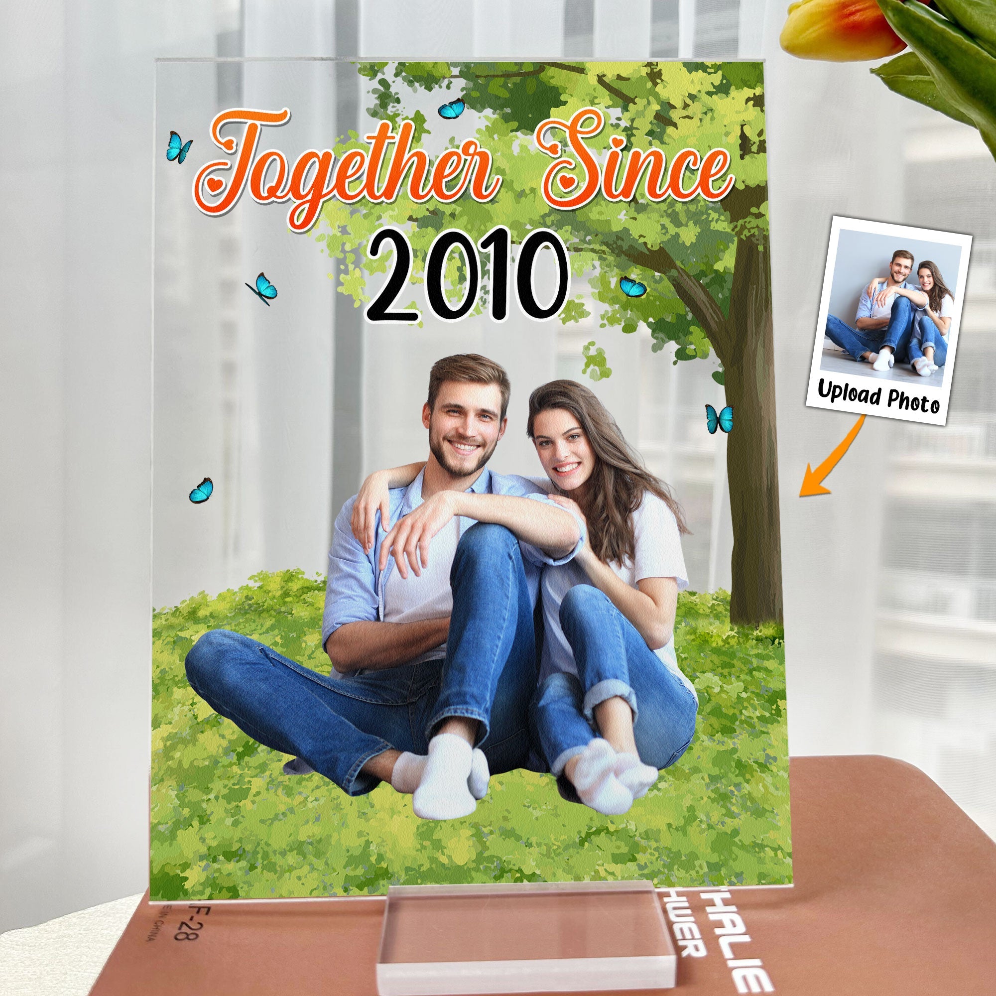 Custom Photo Together Since - Personalized Acrylic Photo Plaque